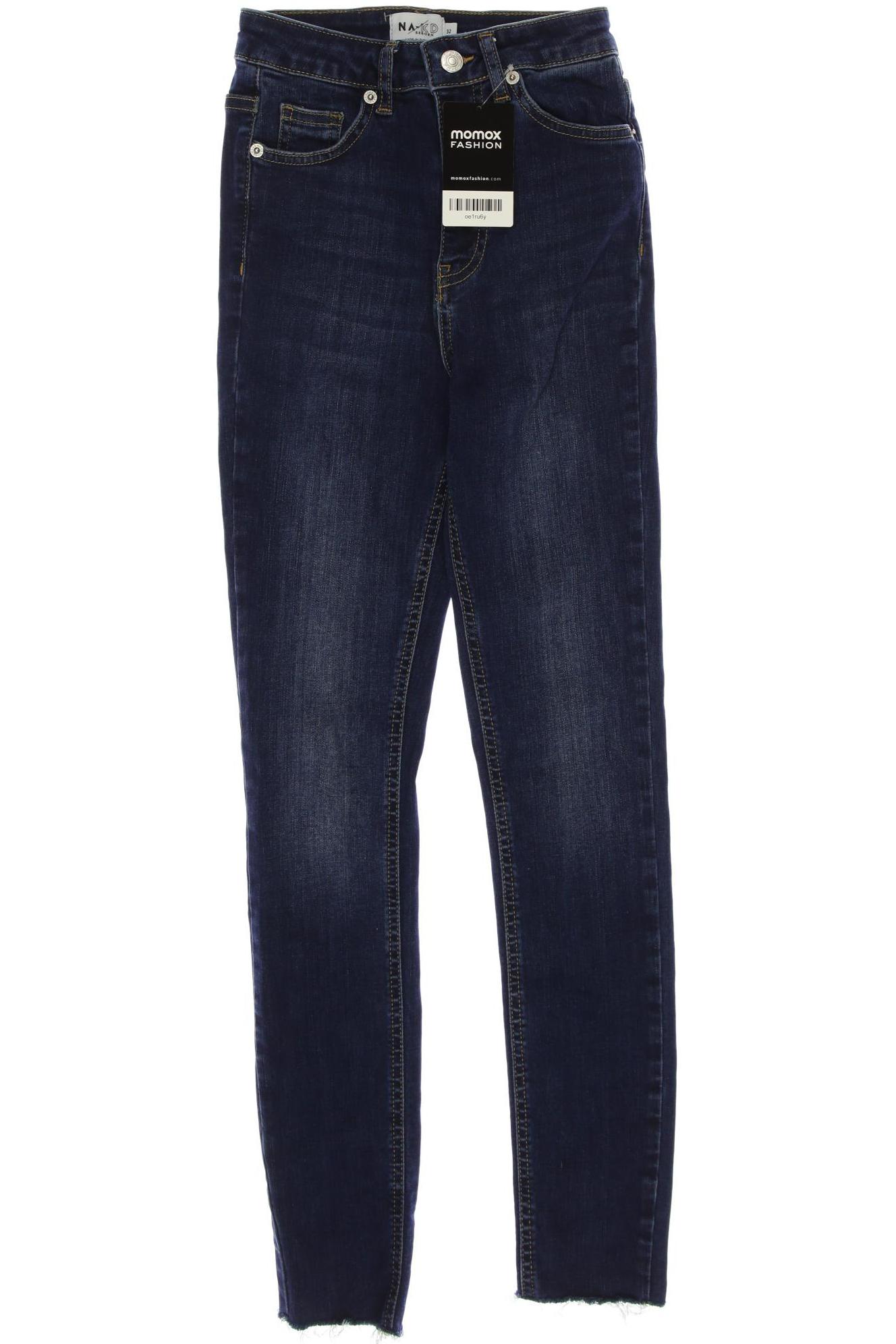 

NA-KD Damen Jeans, blau