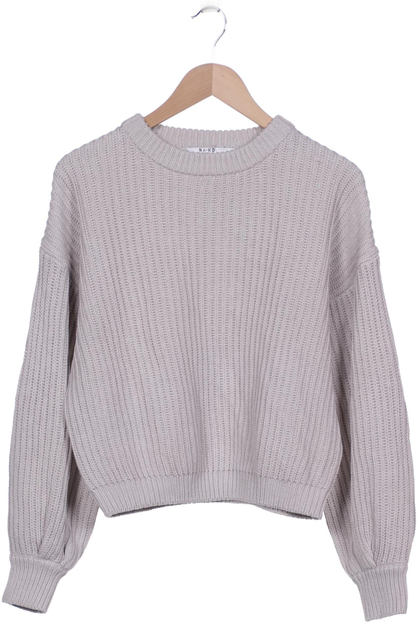 

NA-KD Damen Pullover, grau
