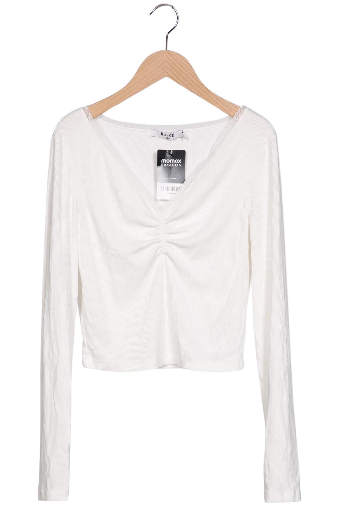 

Na-Kd Damen Langarmshirt, weiß, Gr. 36