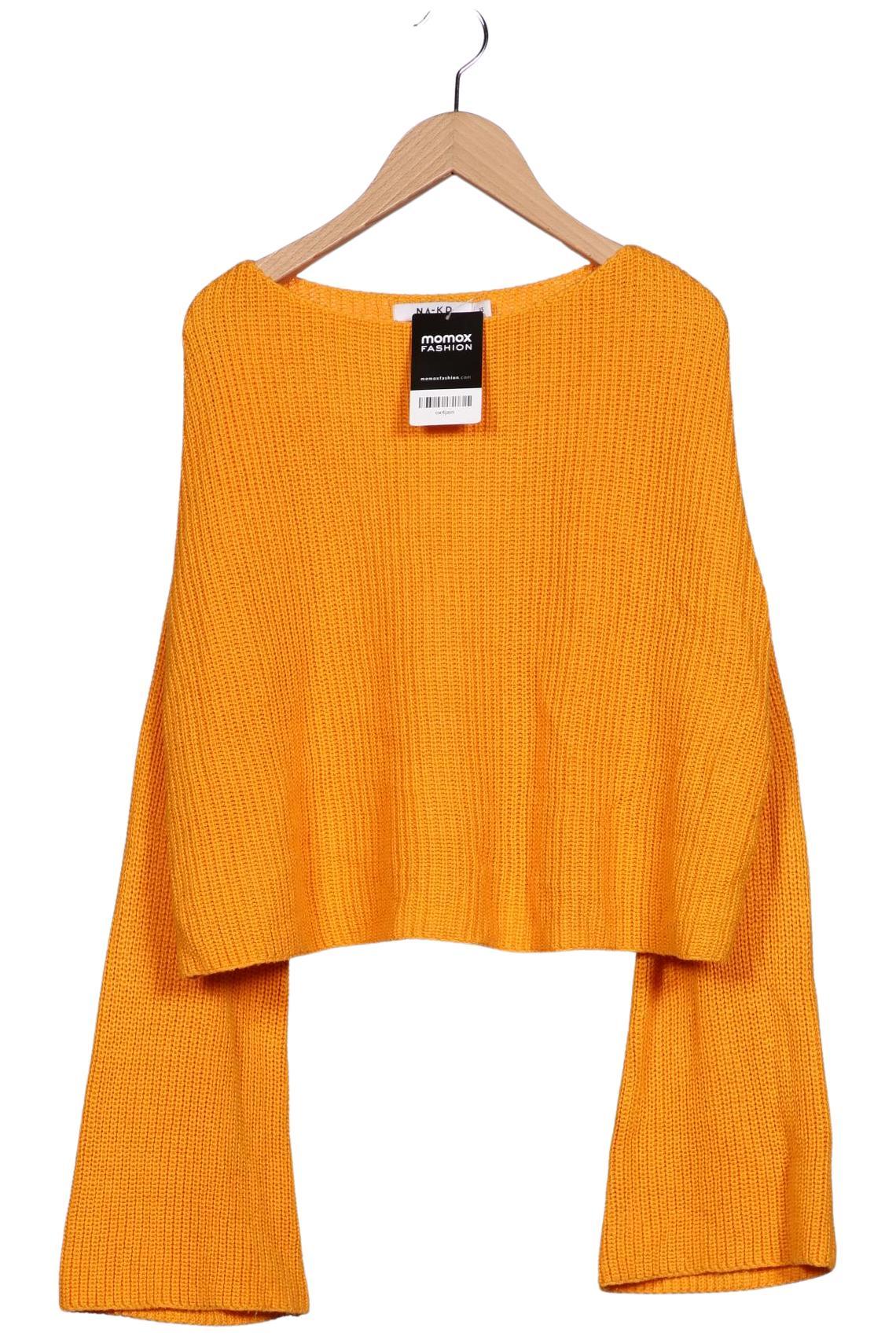 

Na-Kd Damen Pullover, orange, Gr. 34