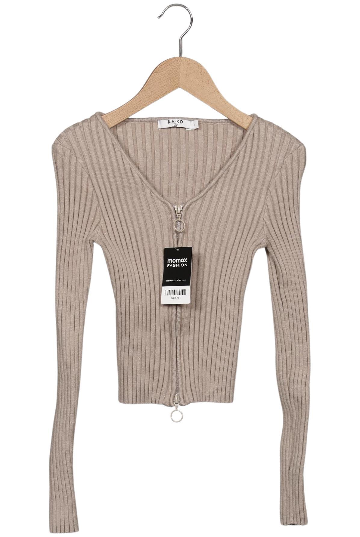 

Na-Kd Damen Strickjacke, beige, Gr. 38
