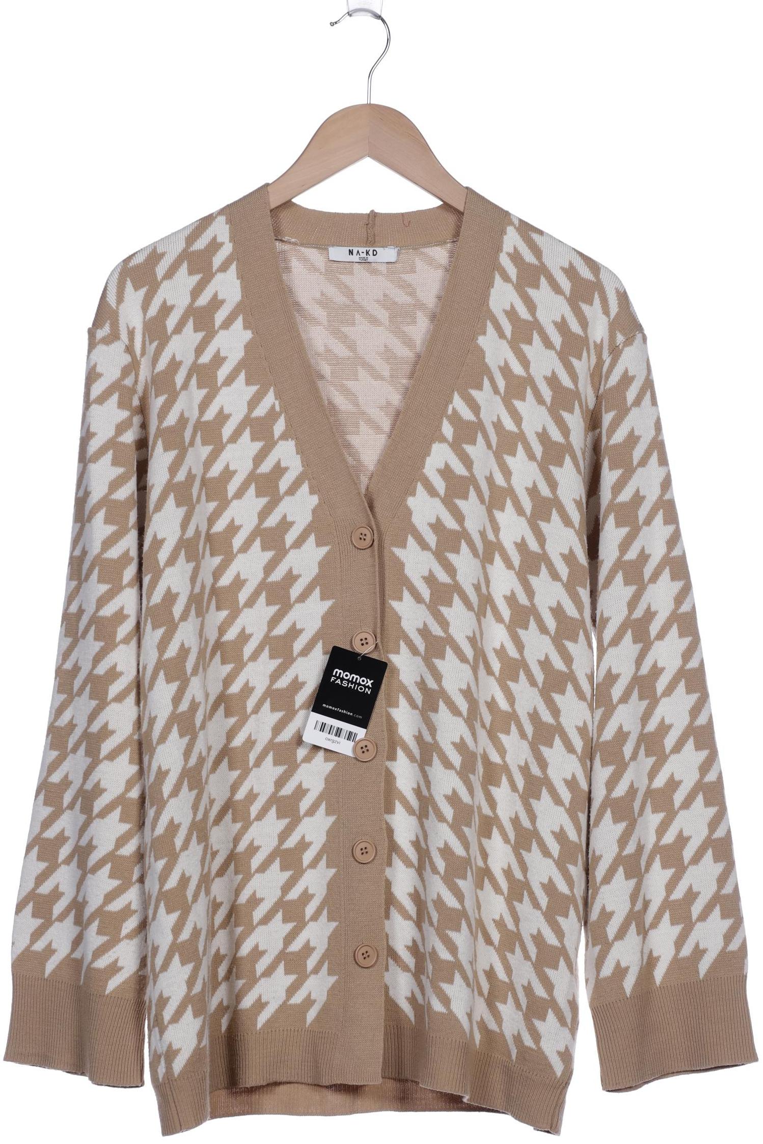

NA-KD Damen Strickjacke, beige