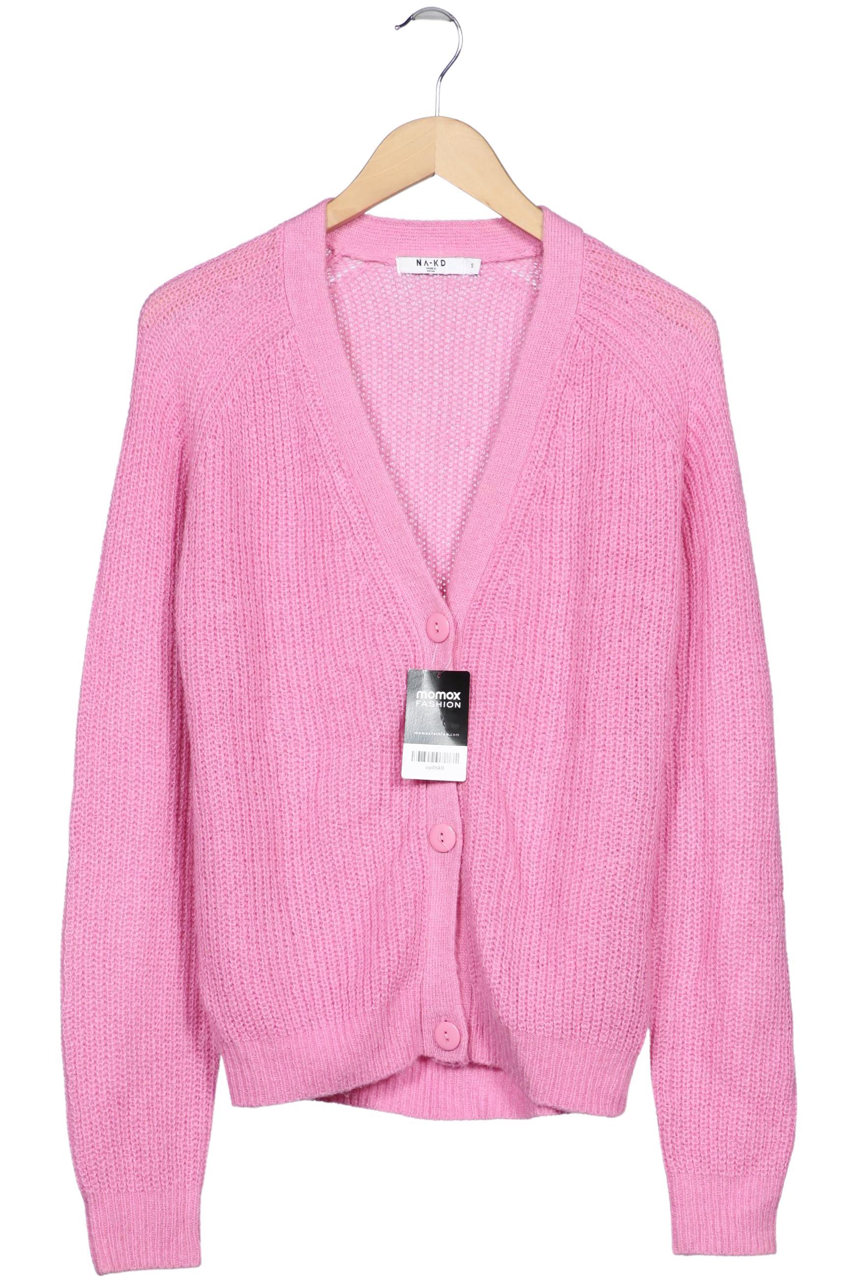 

Na-Kd Damen Strickjacke, pink, Gr. 36