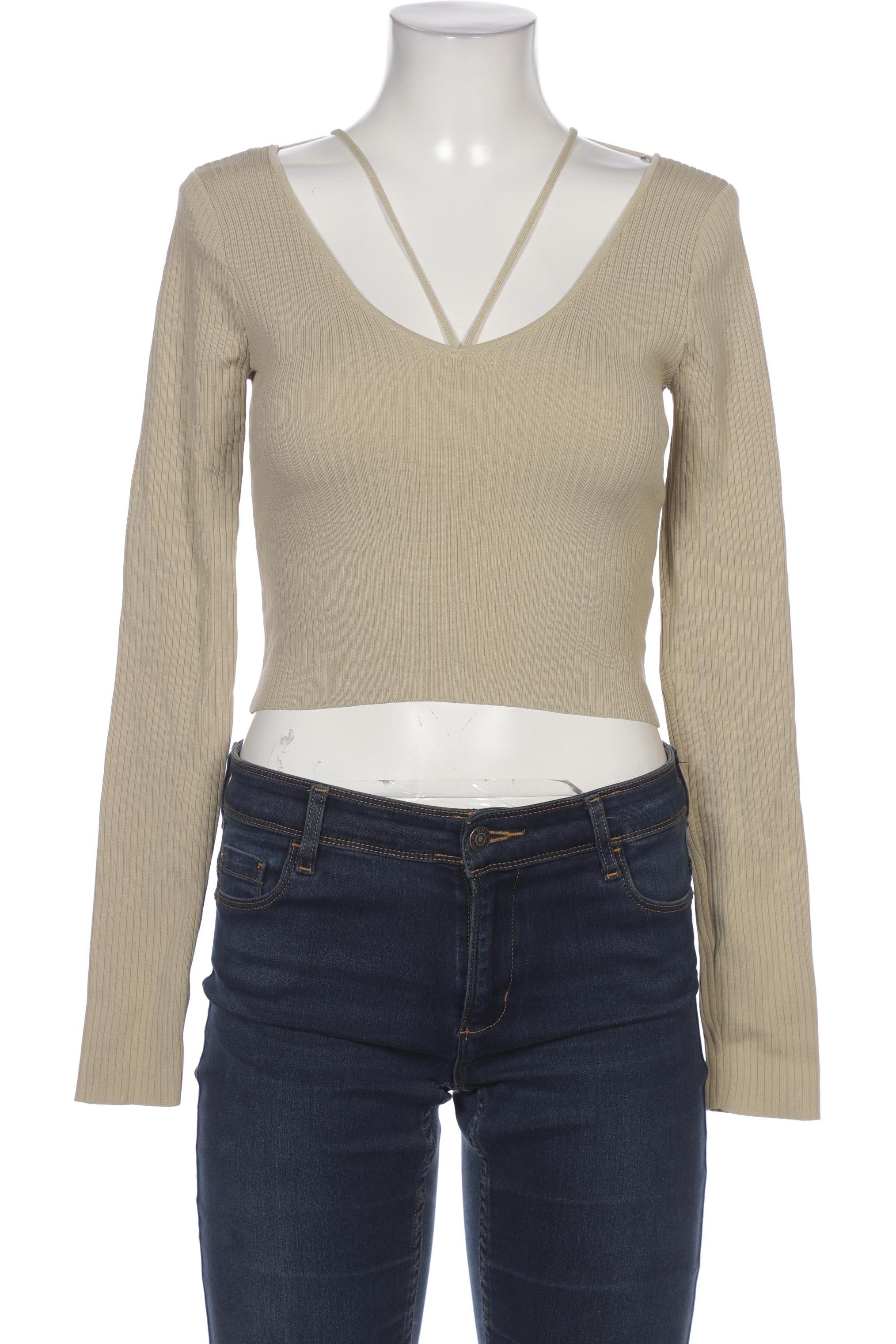 

NA-KD Damen Langarmshirt, beige