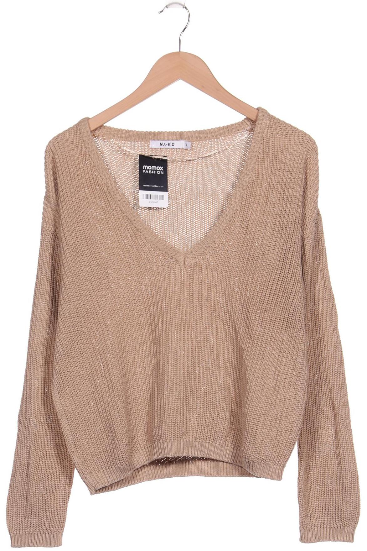 

NA-KD Damen Pullover, beige