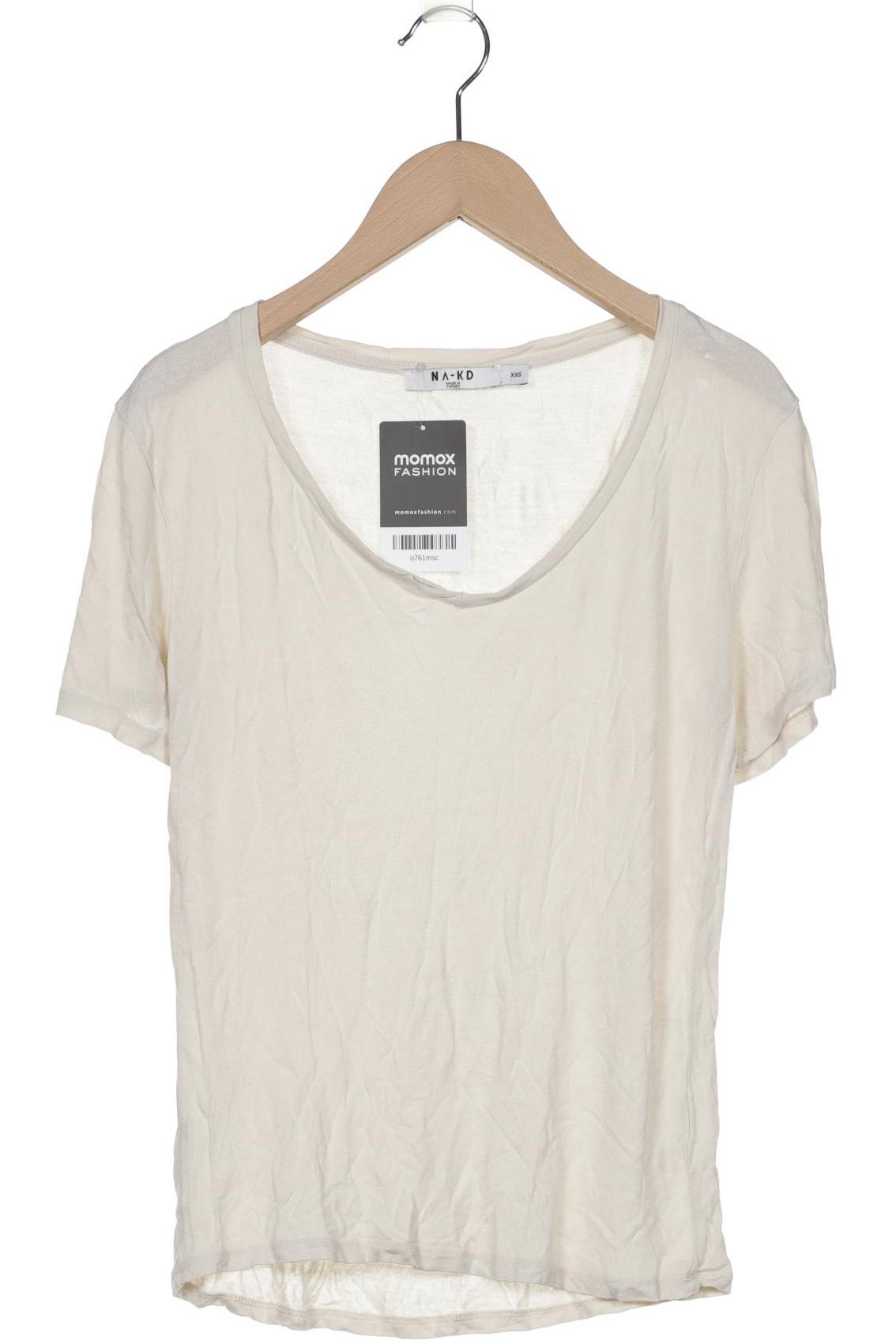 

Na-Kd Damen T-Shirt, cremeweiß, Gr. 32