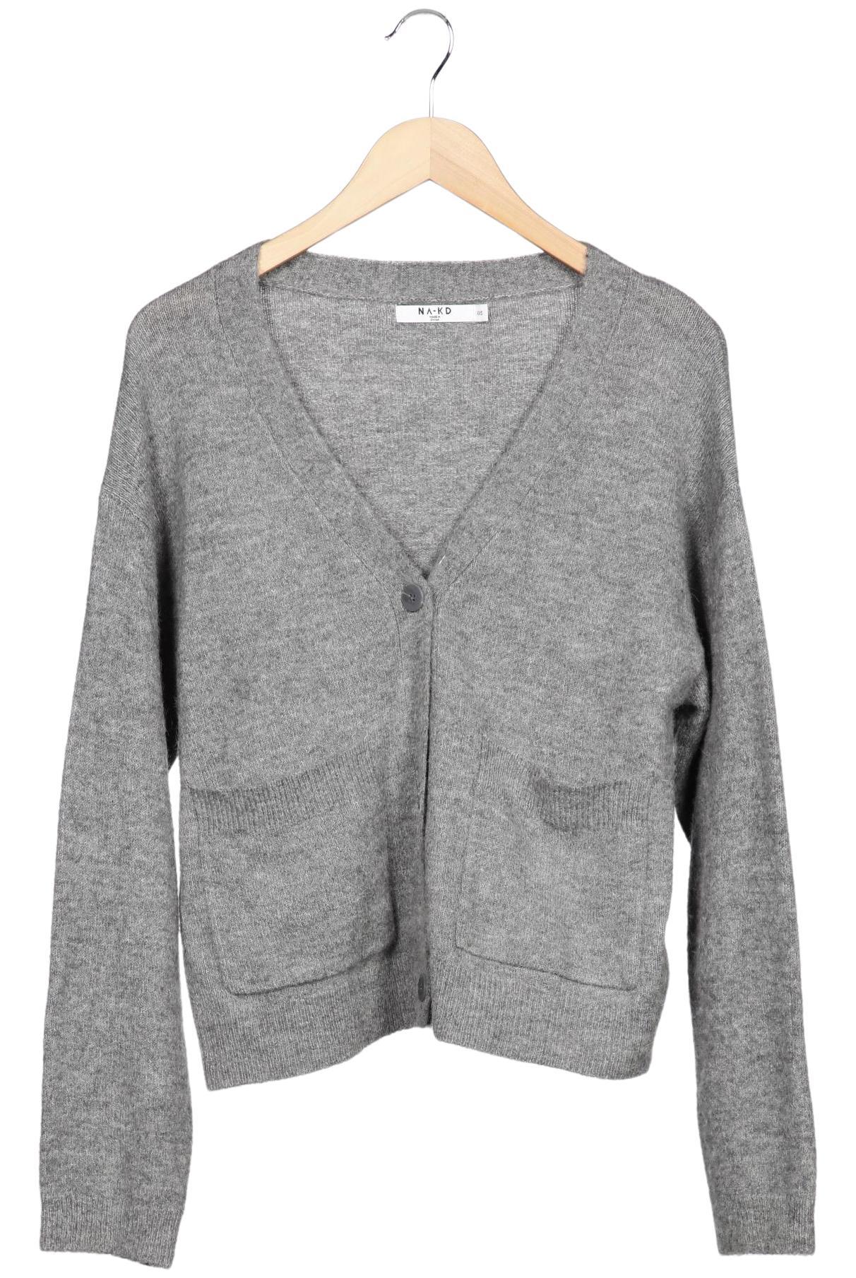 

Na-Kd Damen Strickjacke, grau, Gr. 32