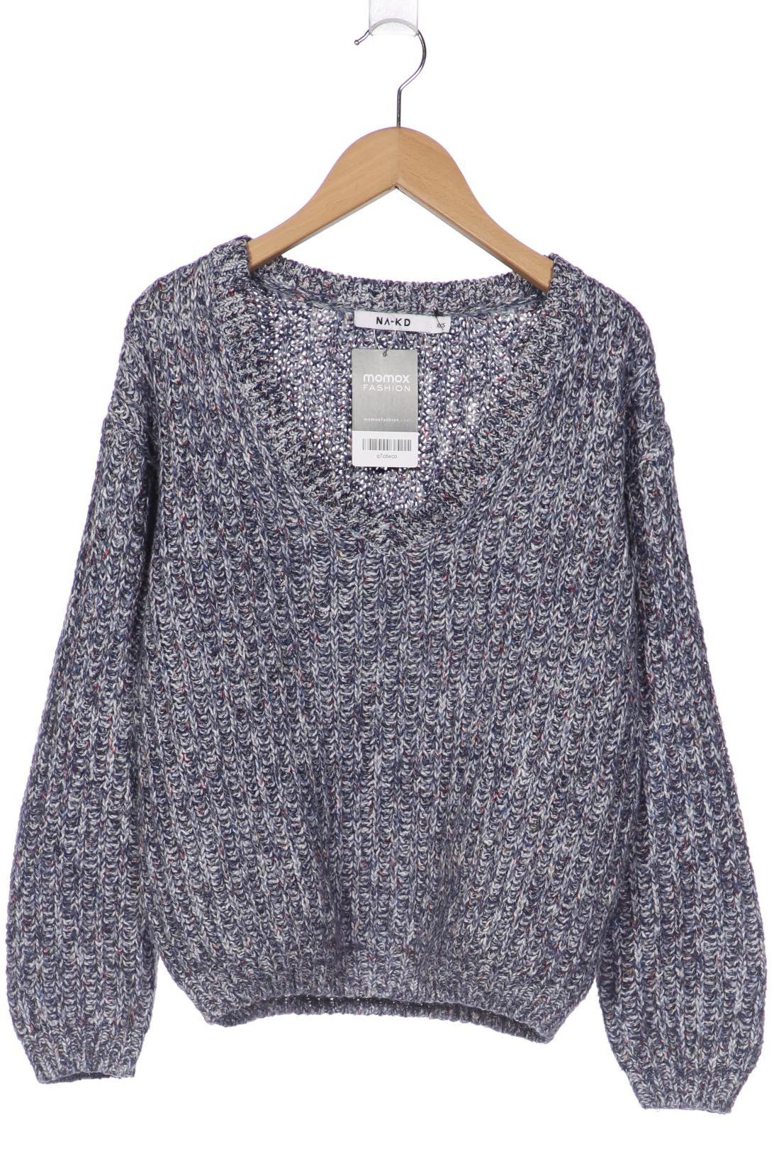 

NA-KD Damen Pullover, blau