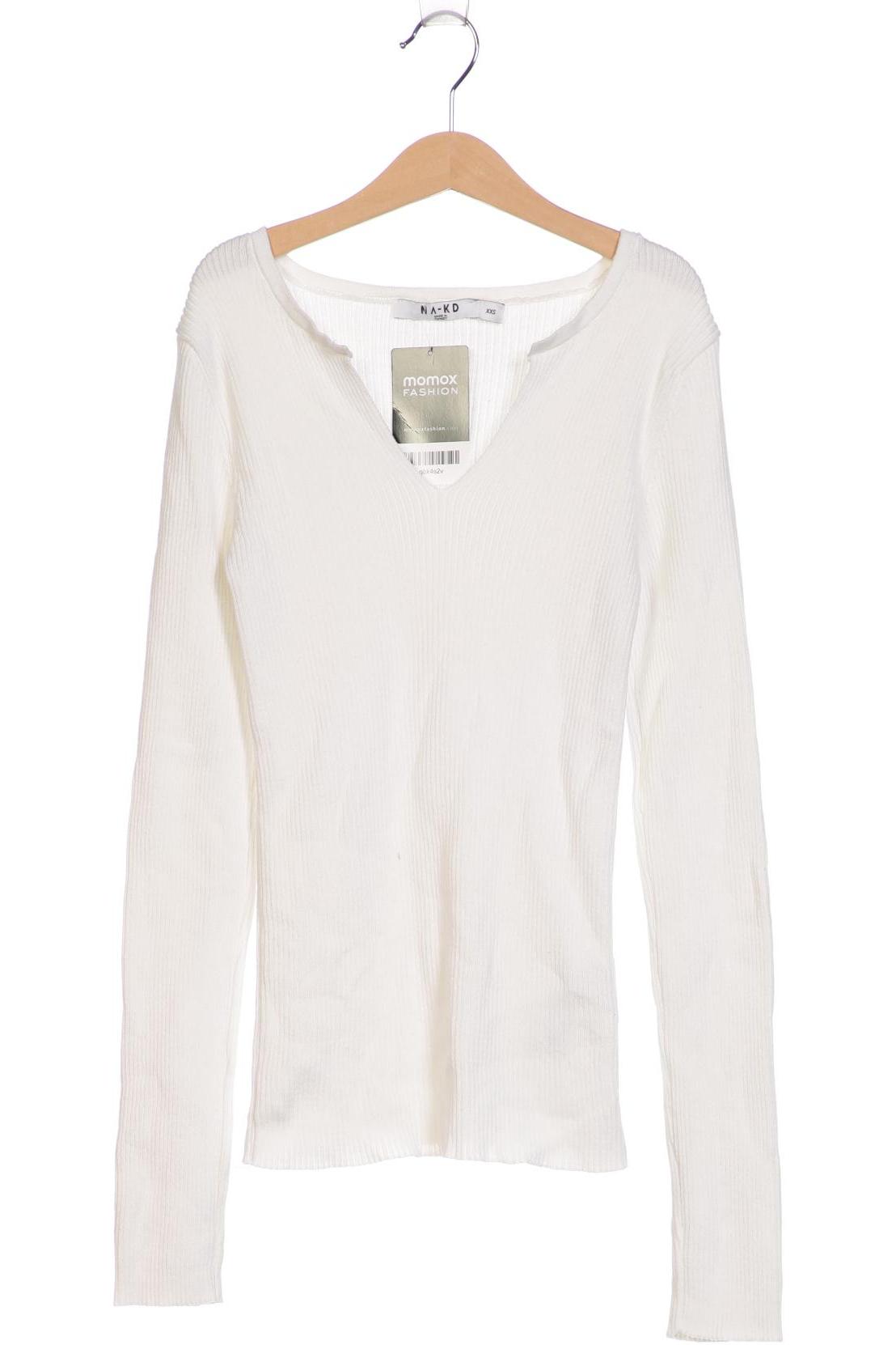

Na-Kd Damen Pullover, weiß, Gr. 32
