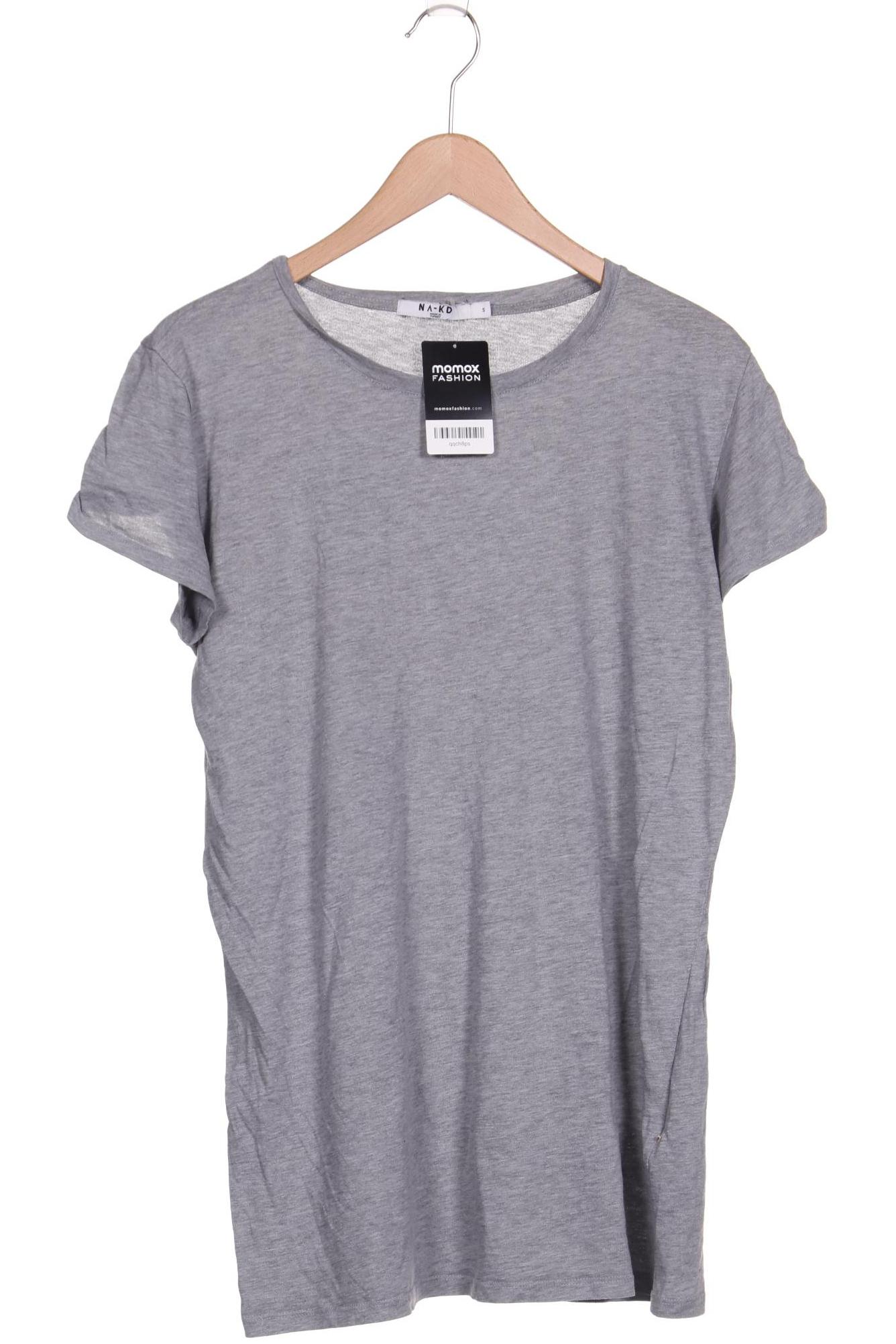 

NA-KD Damen T-Shirt, grau