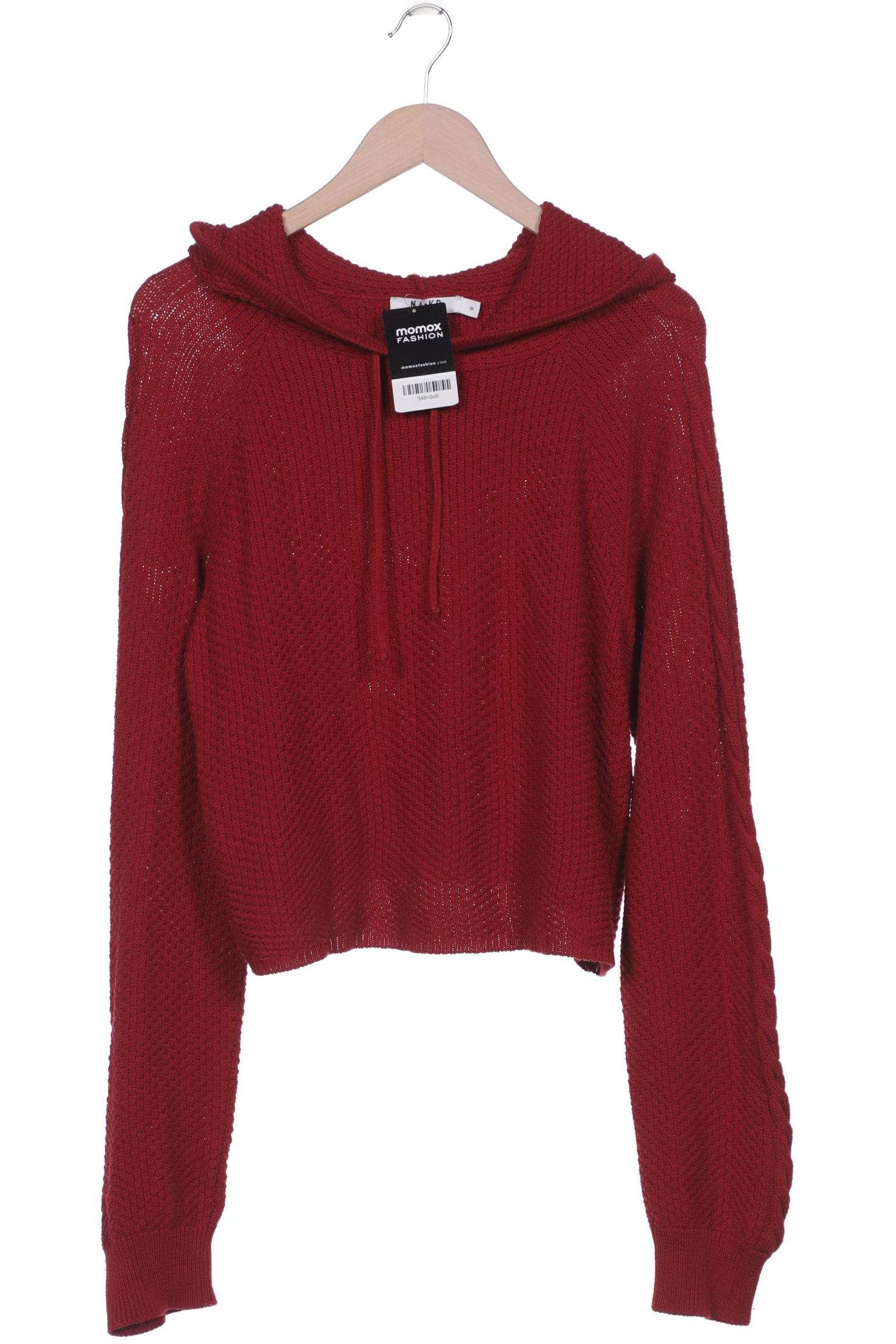 

Na-Kd Damen Kapuzenpullover, bordeaux, Gr. 38