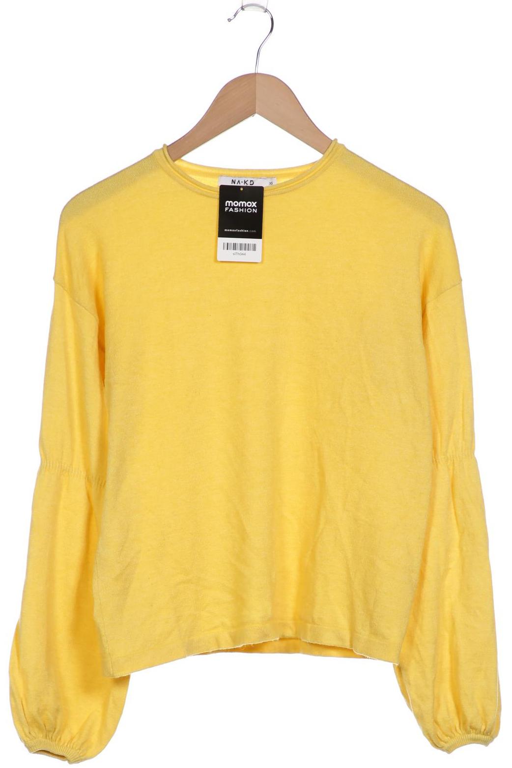 

Na-Kd Damen Pullover, gelb, Gr. 34