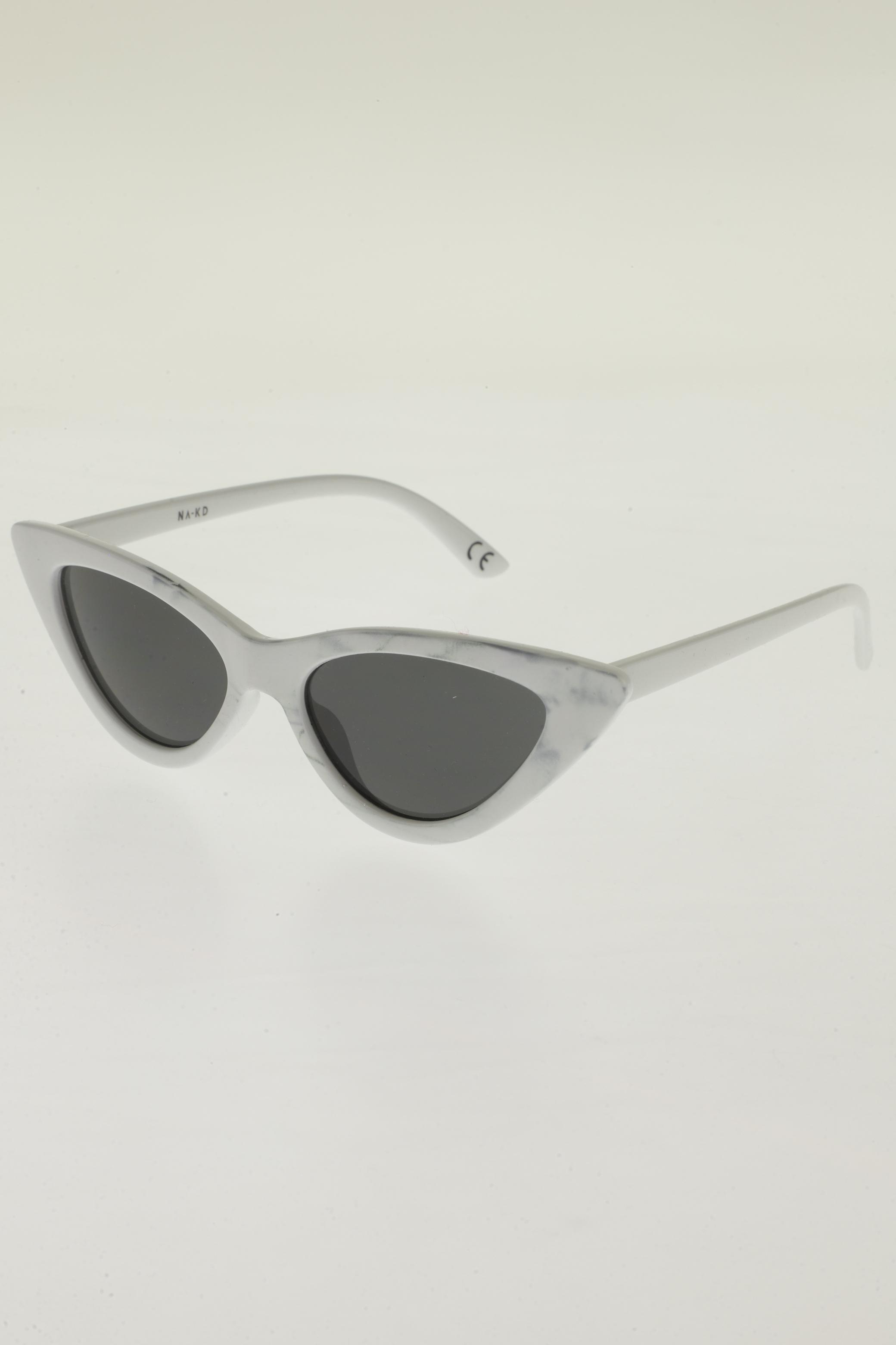 

NA-KD Damen Sonnenbrille, weiß