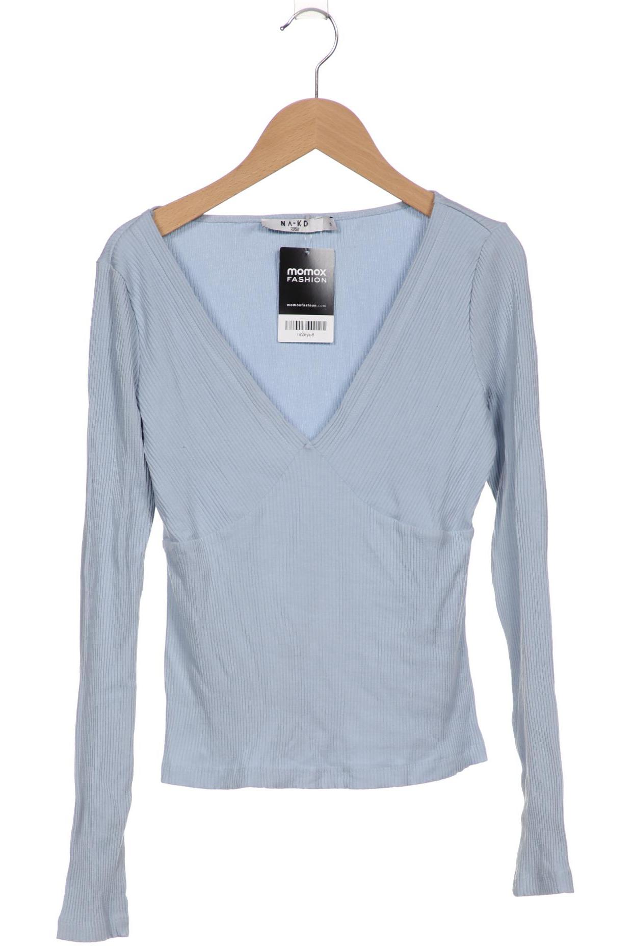 

Na-Kd Damen Langarmshirt, hellblau, Gr. 36