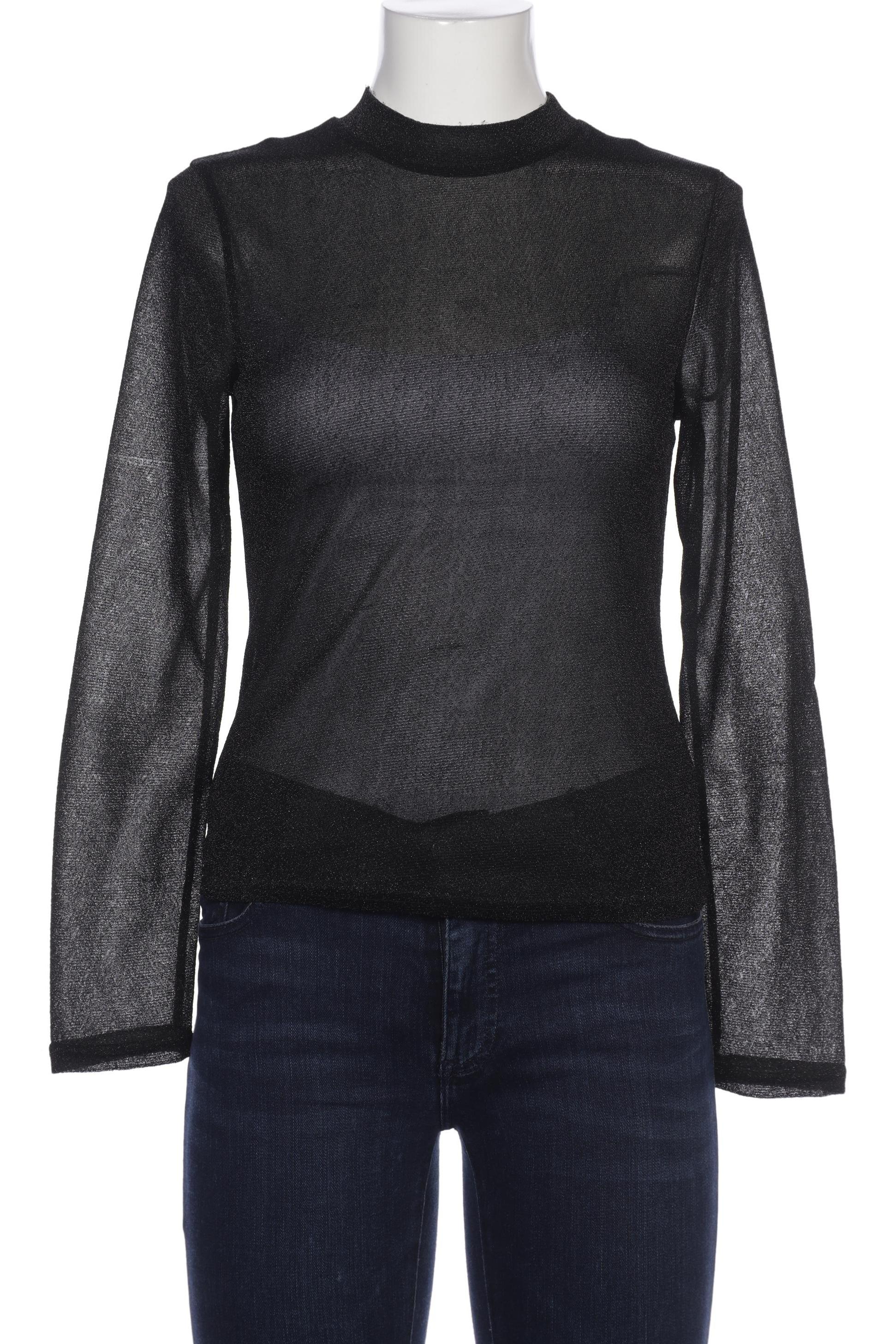 

NA-KD Damen Langarmshirt, schwarz