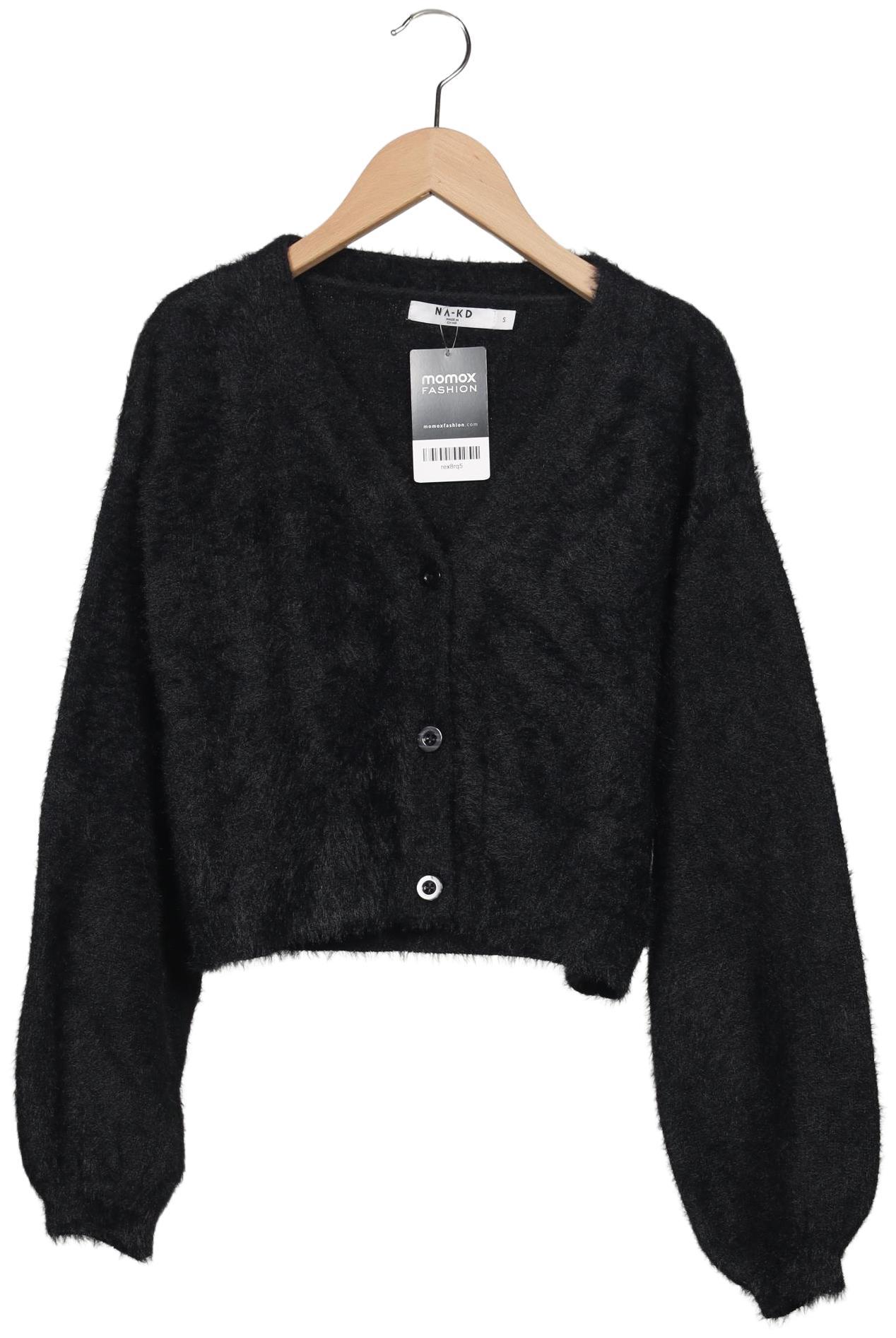 

Na-Kd Damen Strickjacke, schwarz, Gr. 36