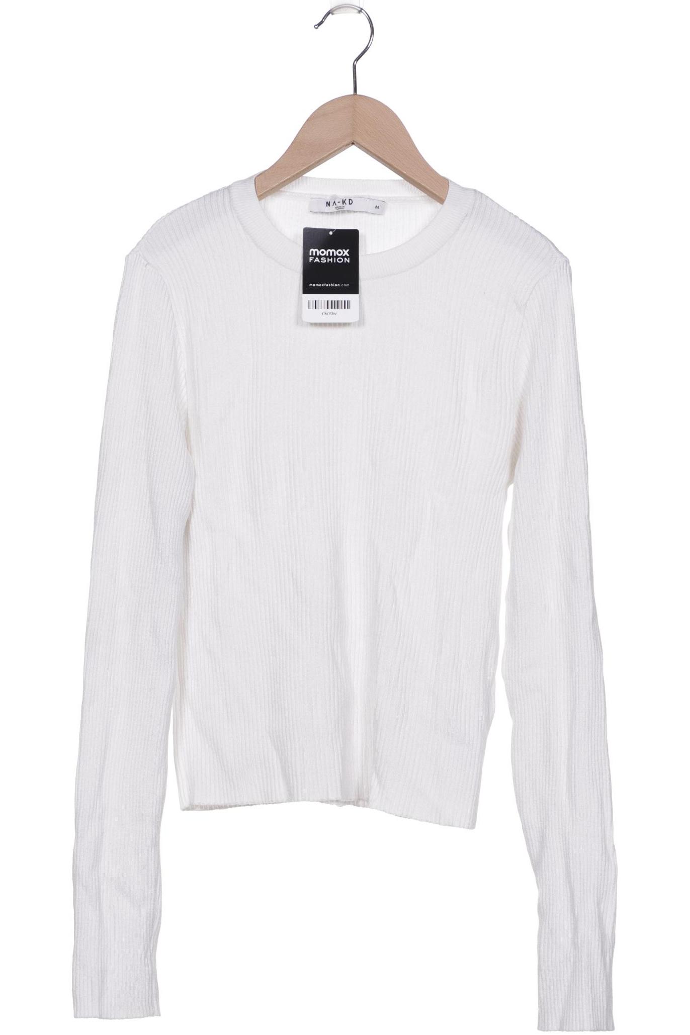 

NA-KD Damen Pullover, weiß