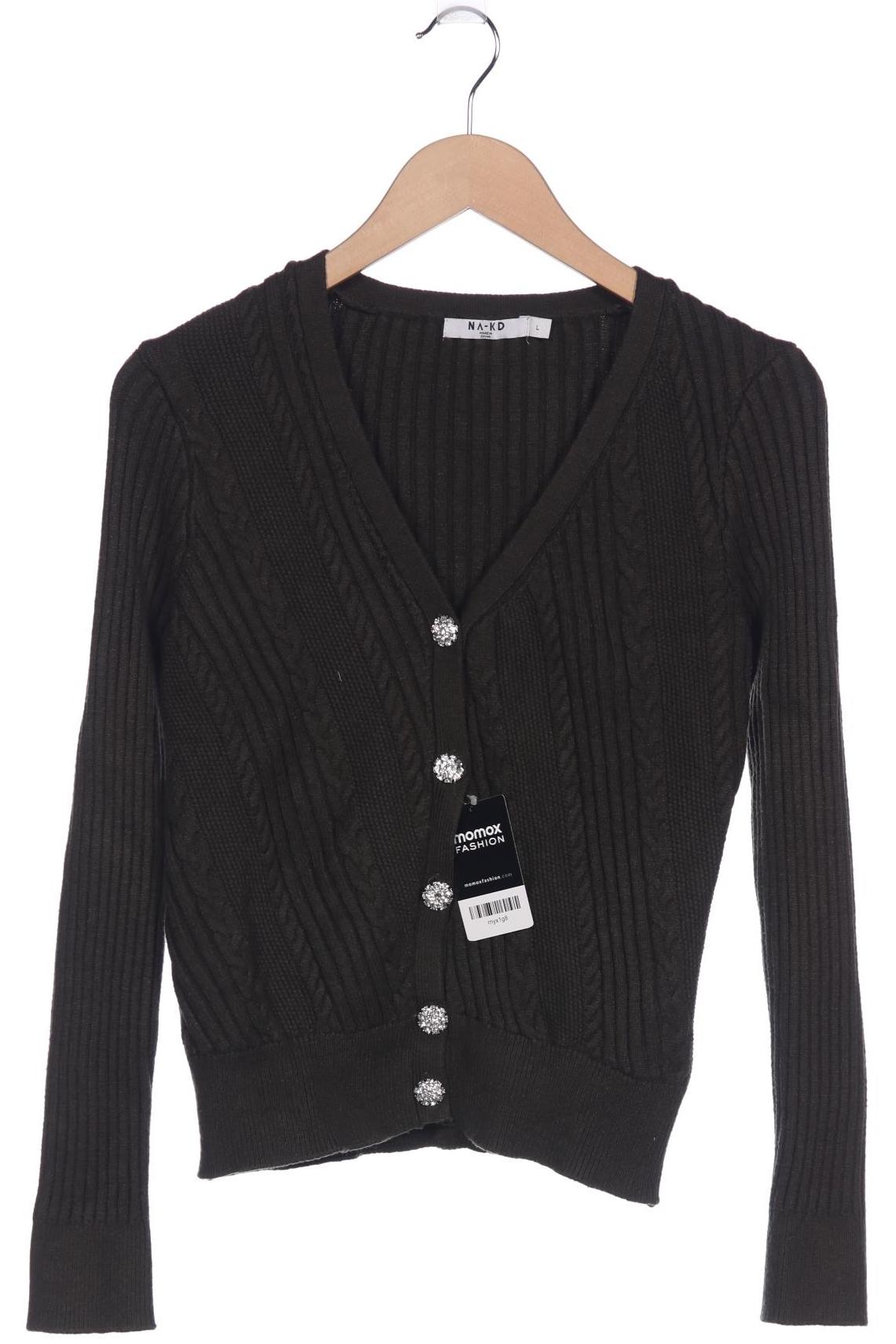 

Na-Kd Damen Strickjacke, grün, Gr. 42