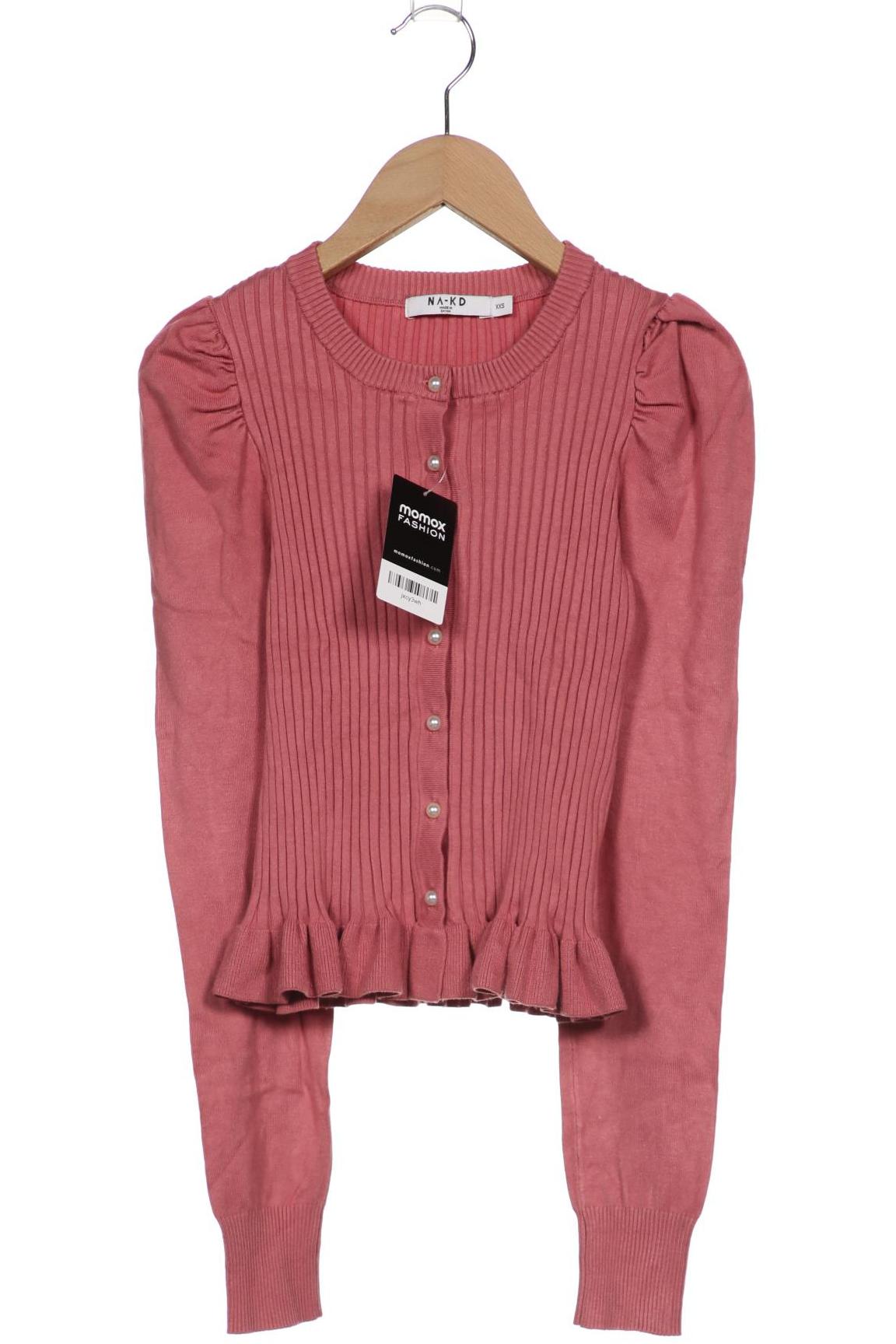 

Na-Kd Damen Strickjacke, pink, Gr. 32