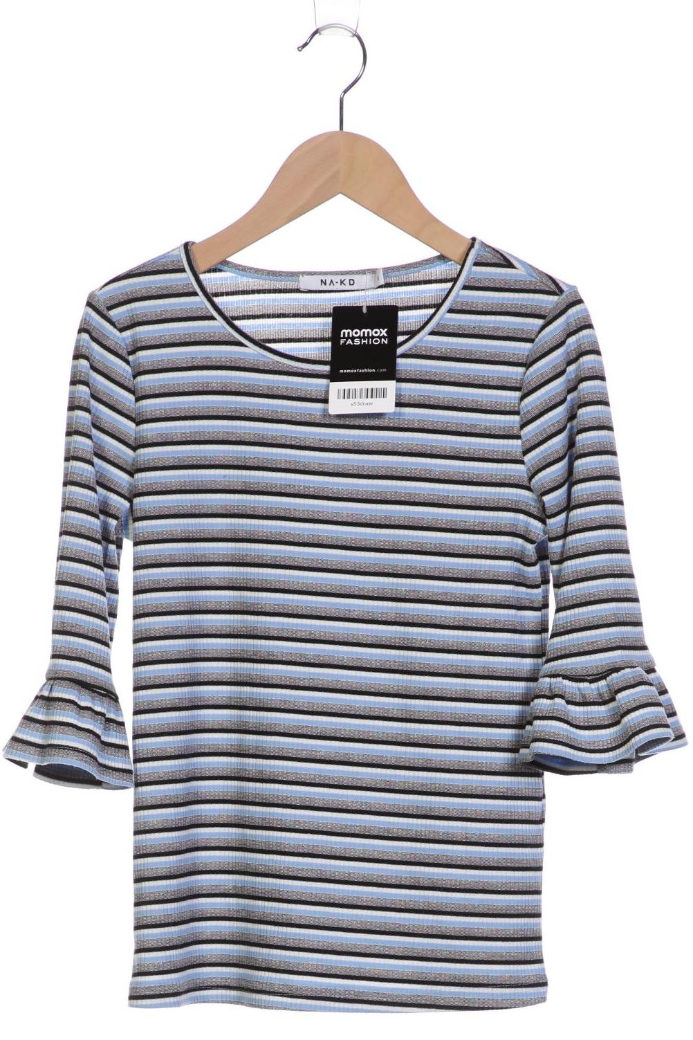 

NA-KD Damen Langarmshirt, hellblau