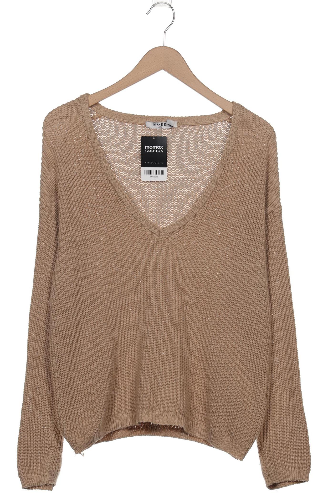 

Na-Kd Damen Pullover, beige, Gr. 44