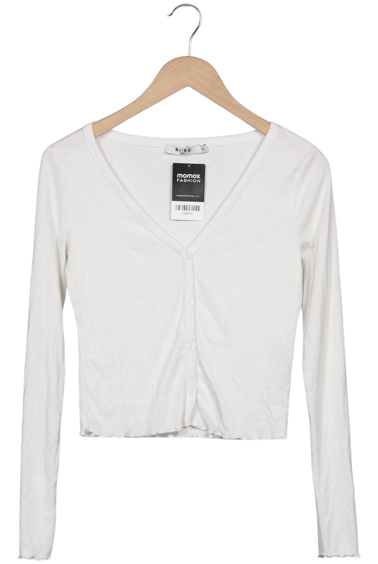 

Na-Kd Damen Strickjacke, weiß, Gr. 34