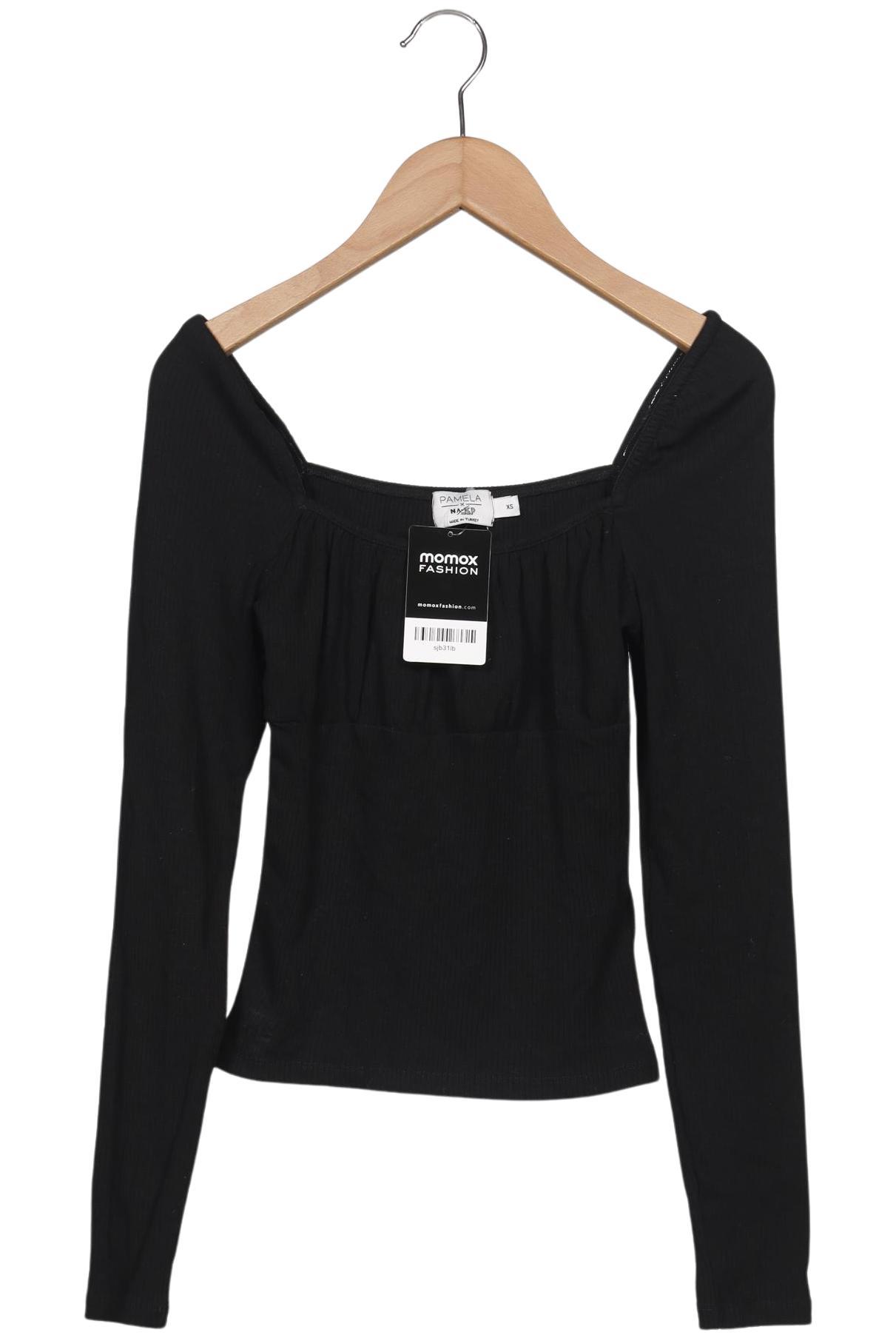 

Na-Kd Damen Langarmshirt, schwarz, Gr. 34