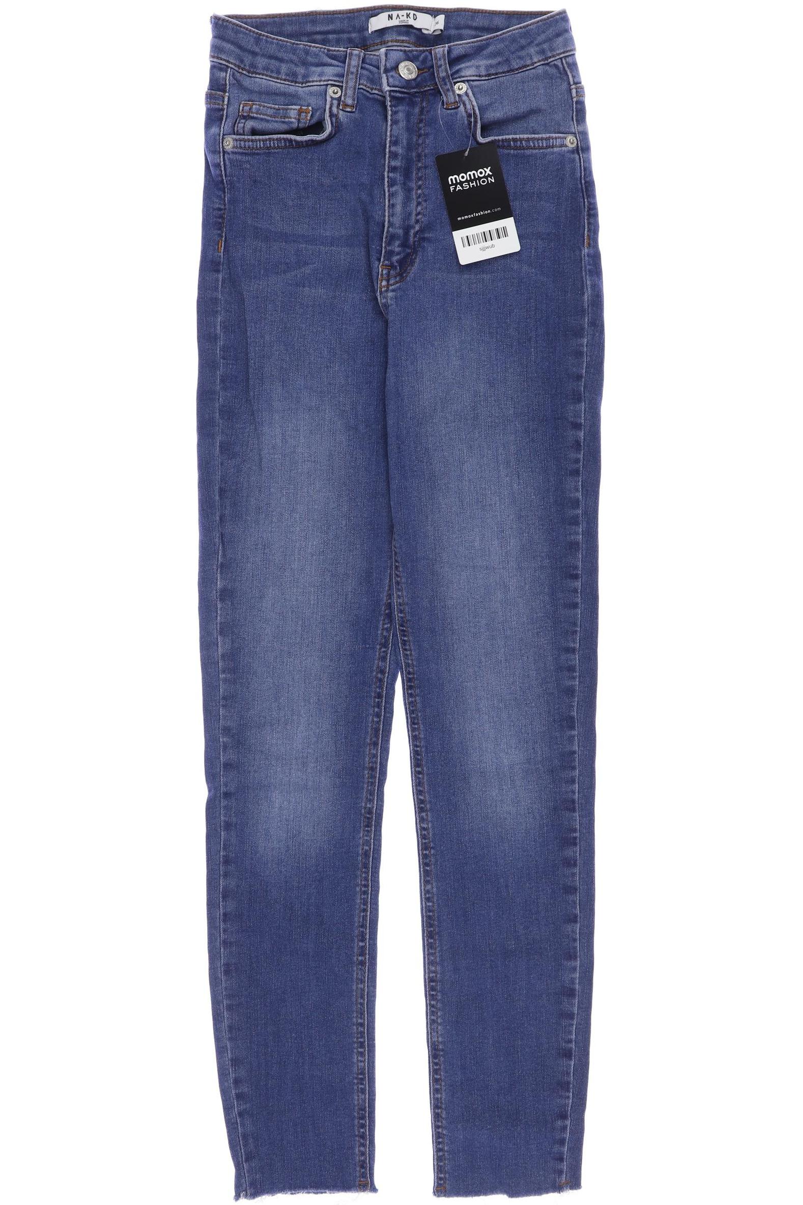 

NA-KD Damen Jeans, blau