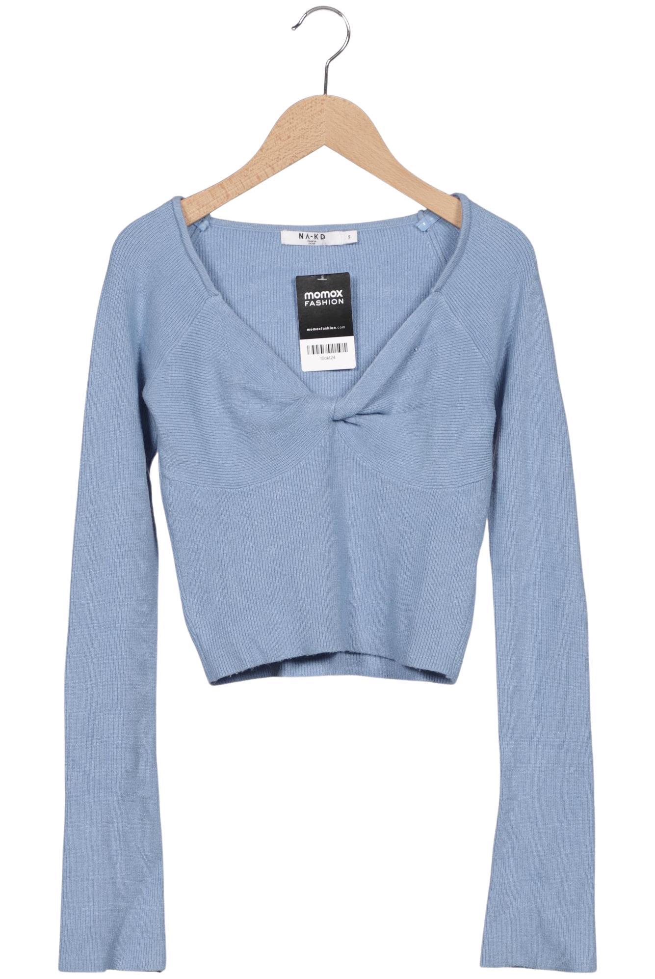 

Na-Kd Damen Pullover, blau, Gr. 36