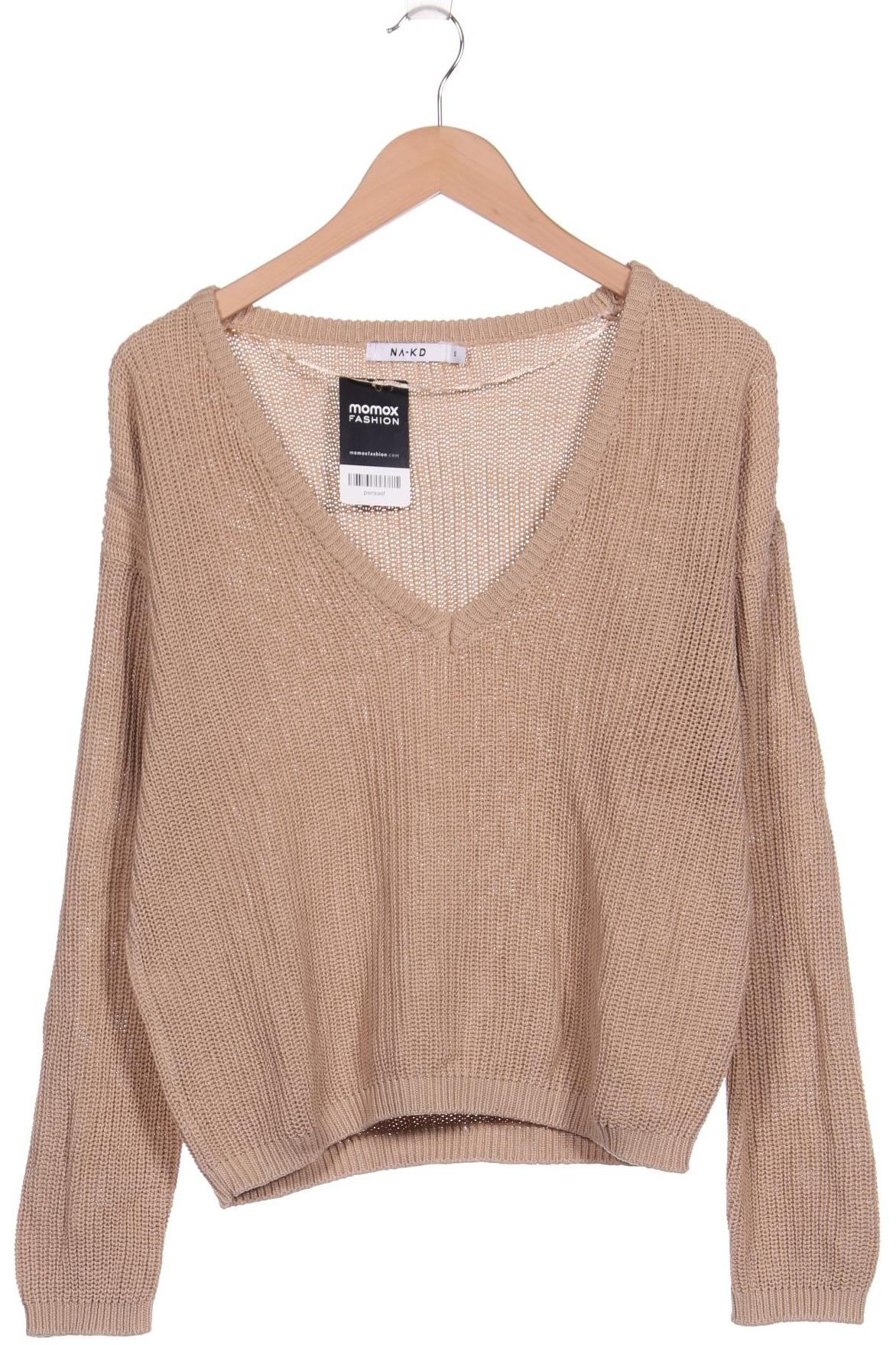 

Na-Kd Damen Pullover, beige, Gr. 36