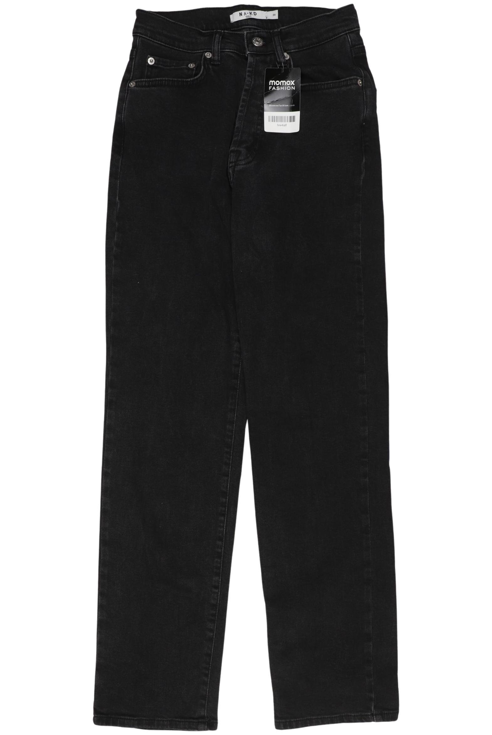 

Na-Kd Damen Jeans, schwarz, Gr. 34