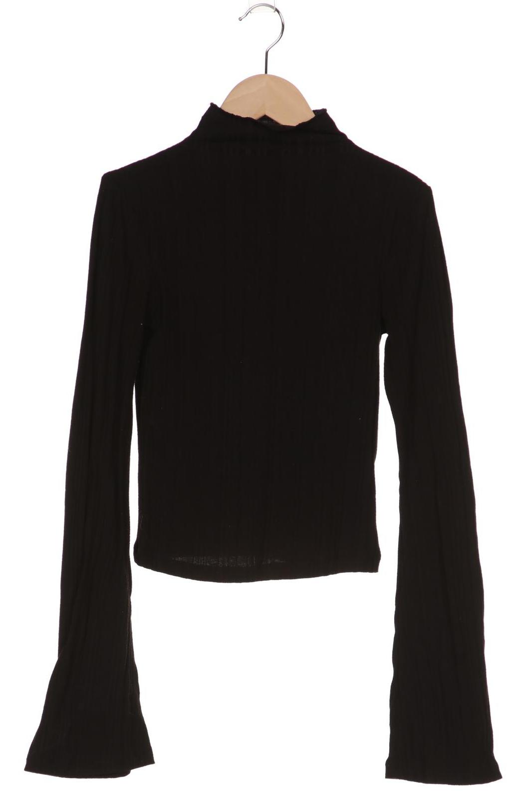 

NA-KD Damen Langarmshirt, schwarz