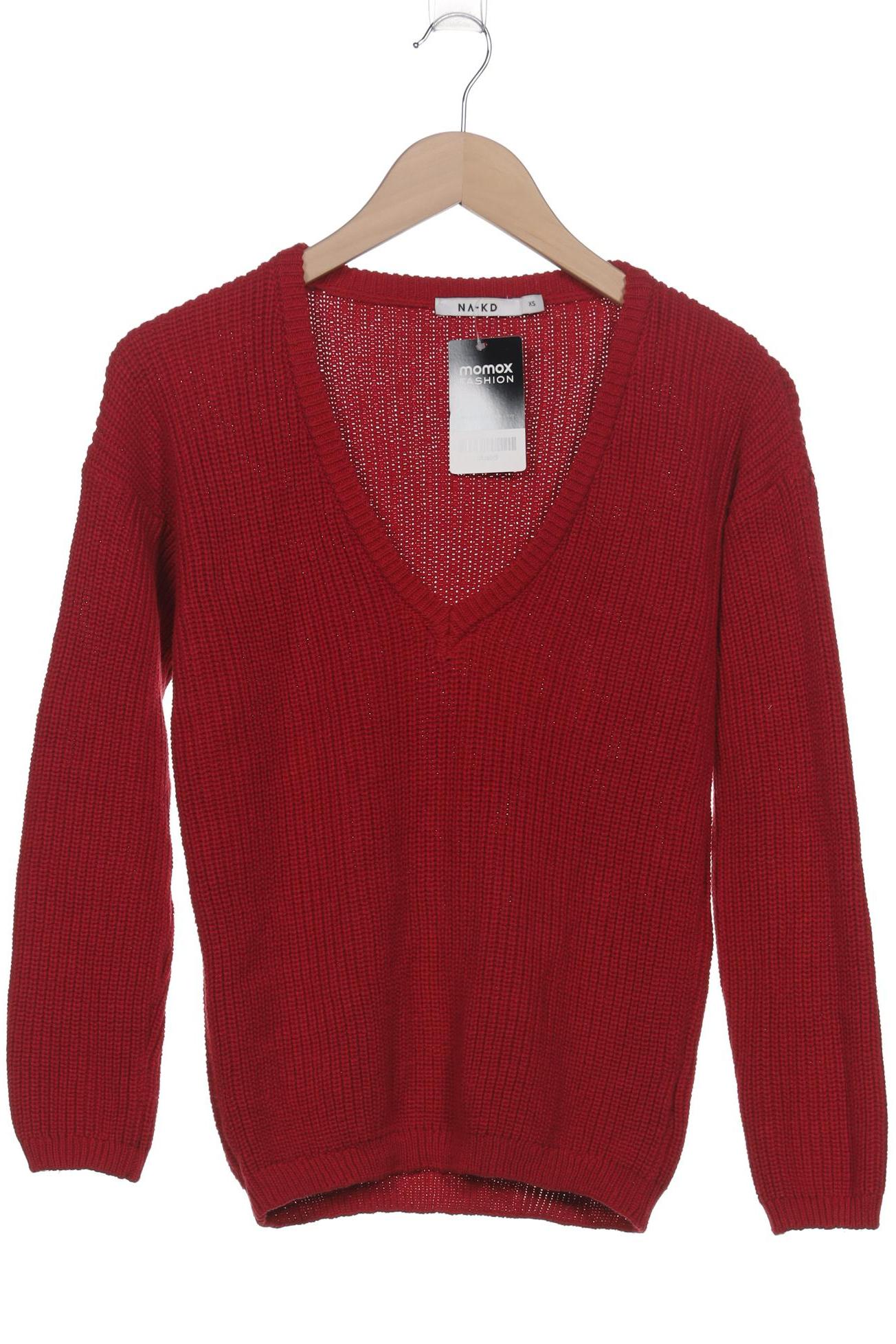 

Na-Kd Damen Pullover, rot, Gr. 34