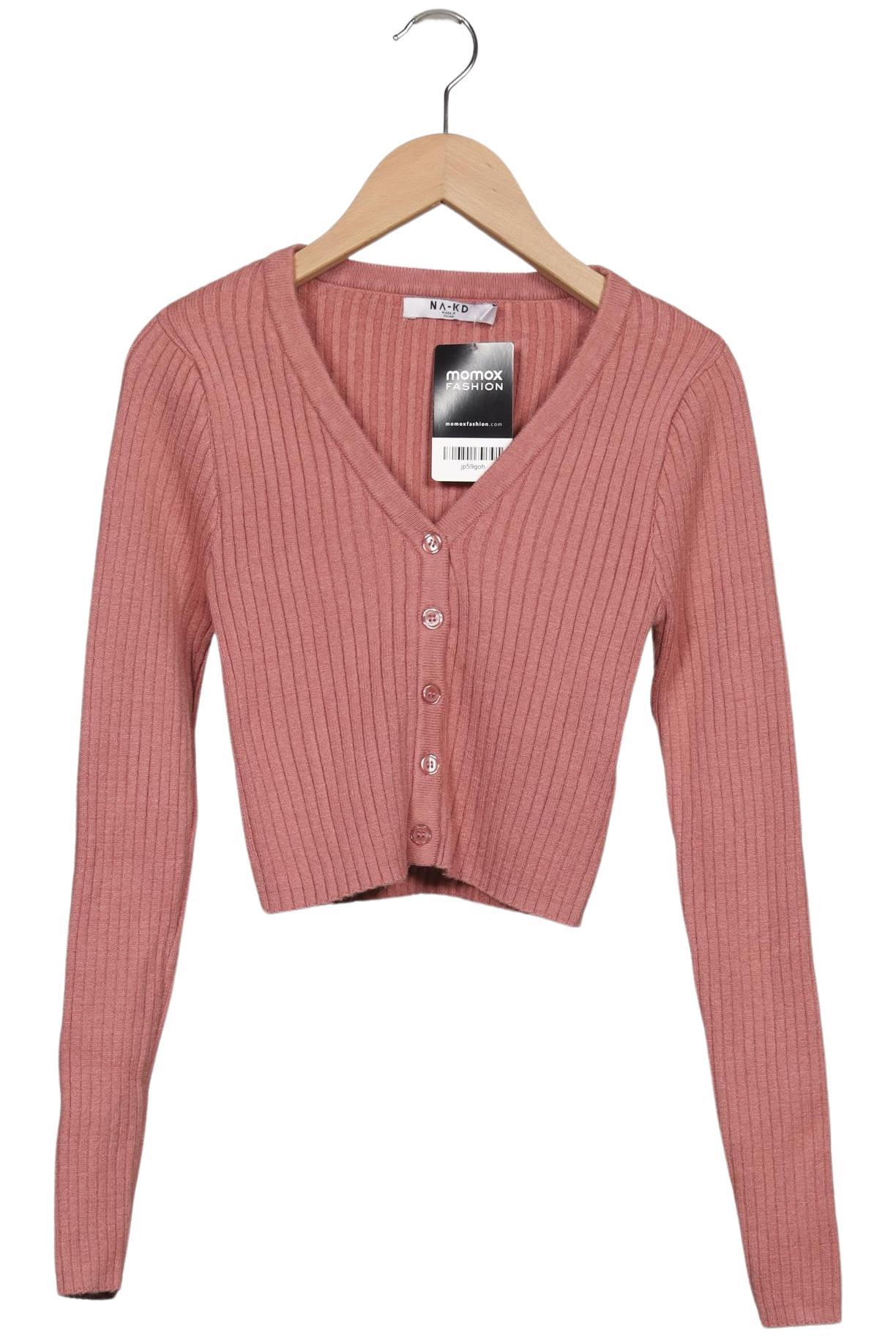 

Na-Kd Damen Strickjacke, pink, Gr. 32