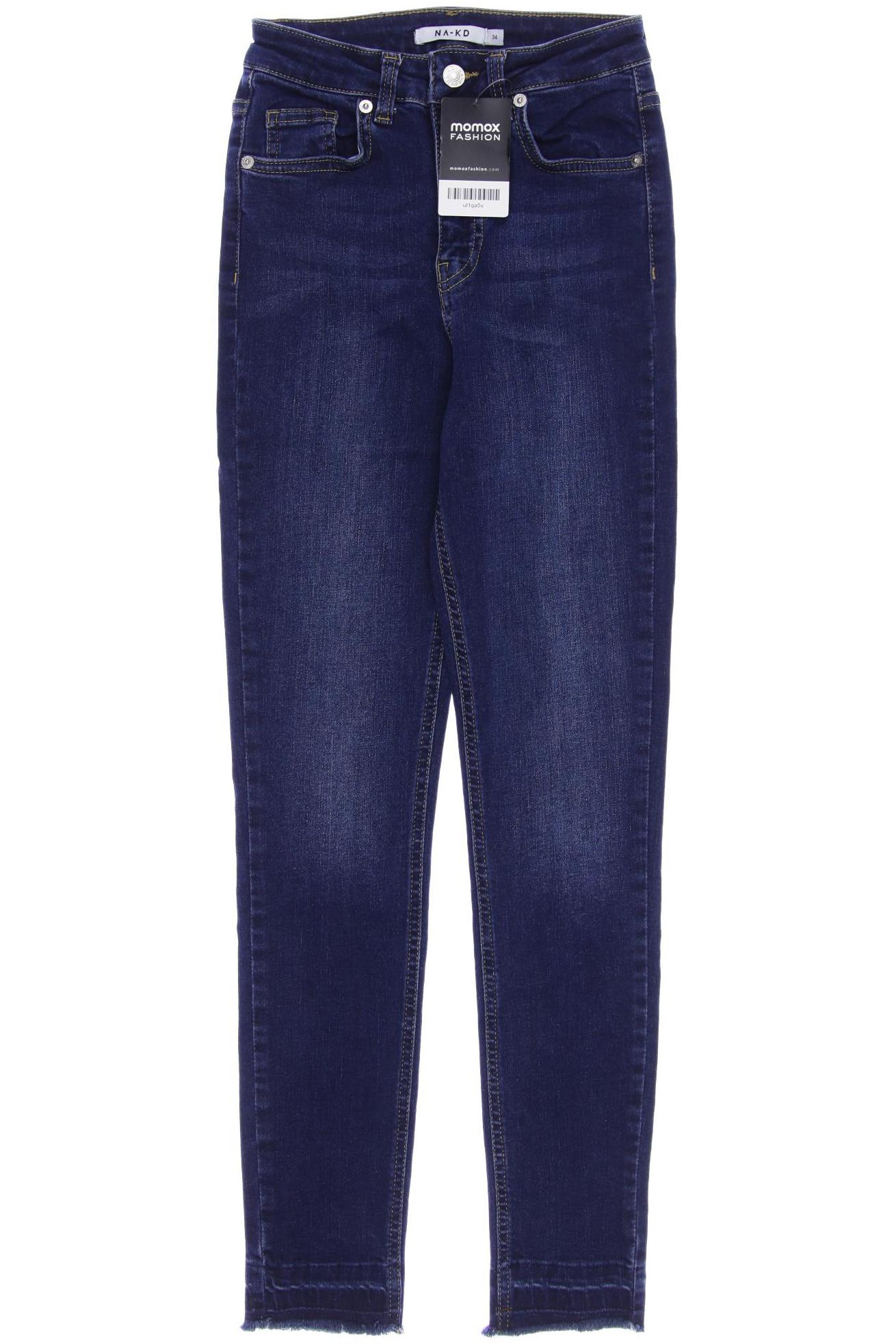 

NA-KD Damen Jeans, blau