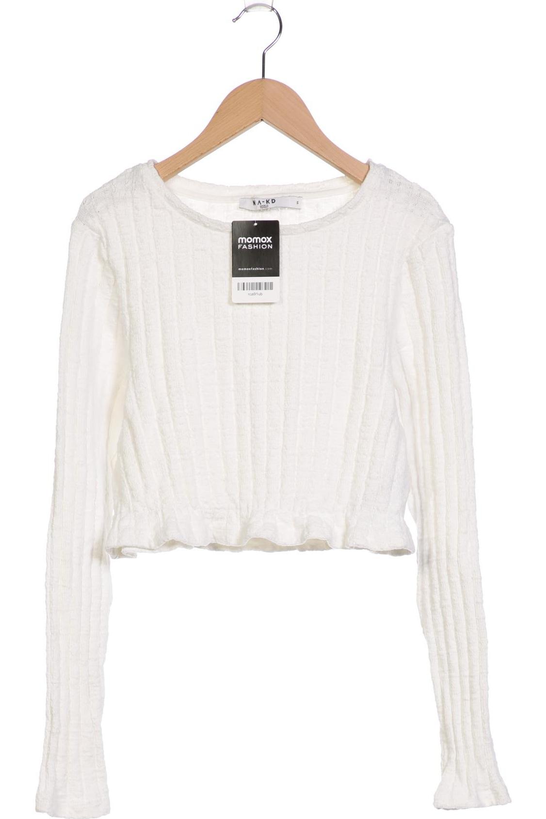 

Na-Kd Damen Pullover, weiß, Gr. 36