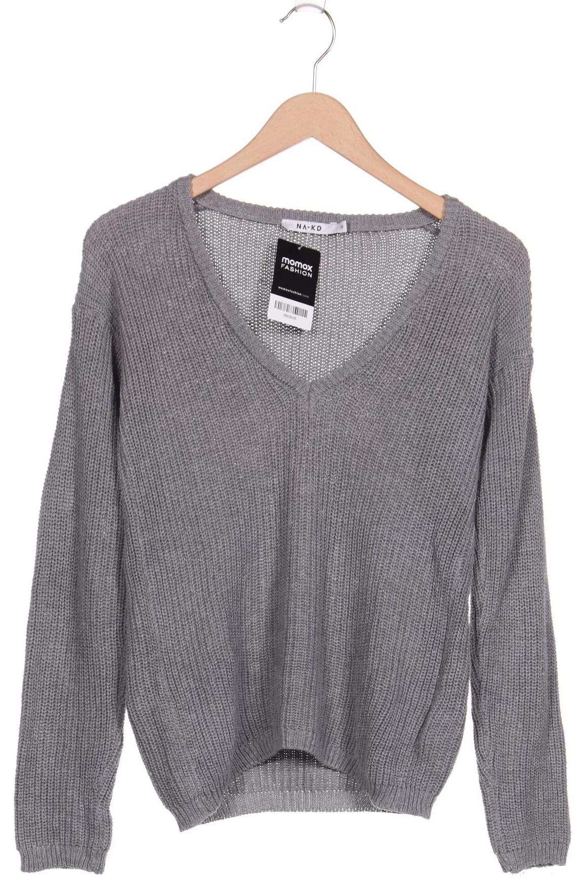 

Na-Kd Damen Pullover, grau, Gr. 34