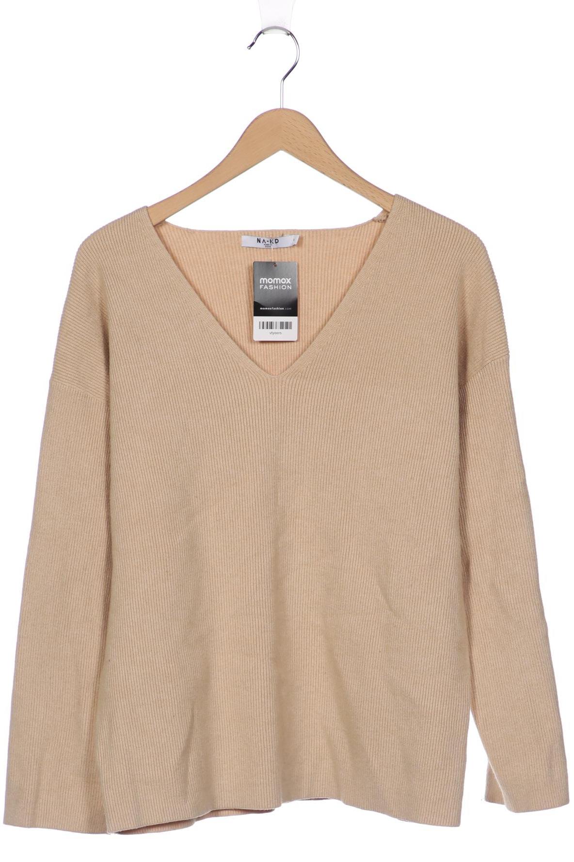 

Na-Kd Damen Pullover, beige, Gr. 38