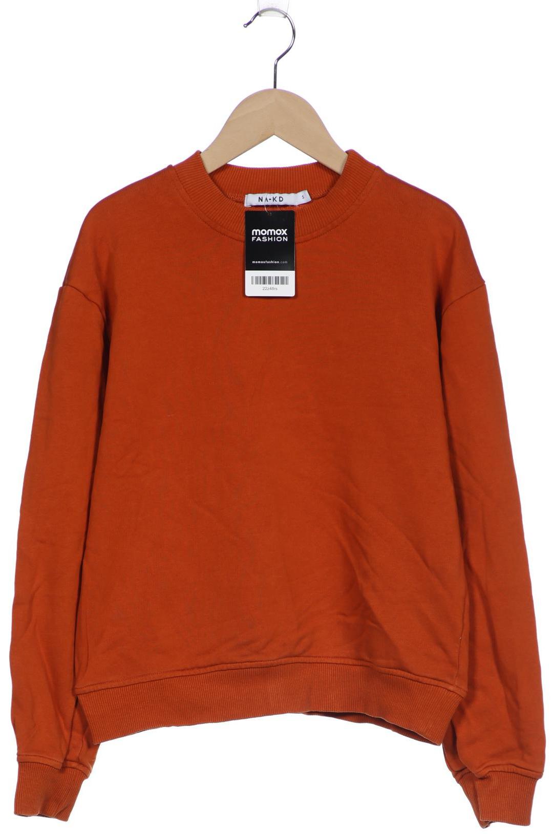 

NA-KD Damen Sweatshirt, orange