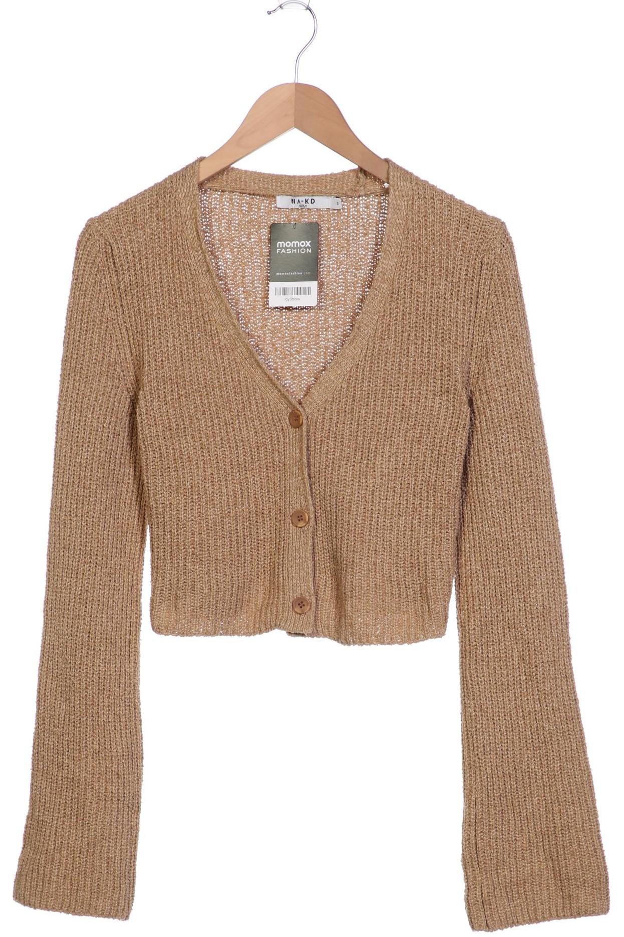 

Na-Kd Damen Strickjacke, beige, Gr. 36