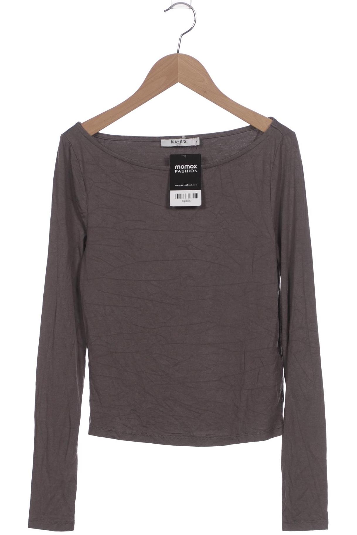 

Na-Kd Damen Langarmshirt, grau, Gr. 38