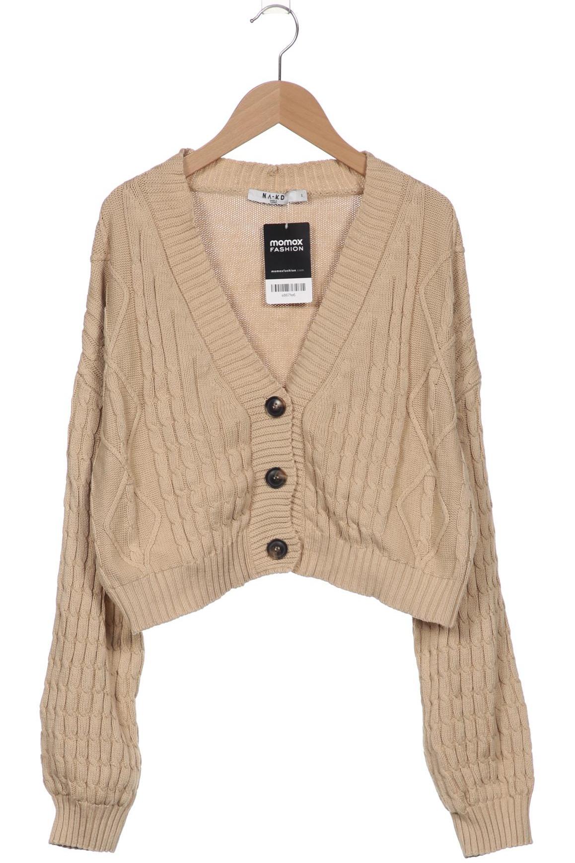 

Na-Kd Damen Strickjacke, beige, Gr. 36