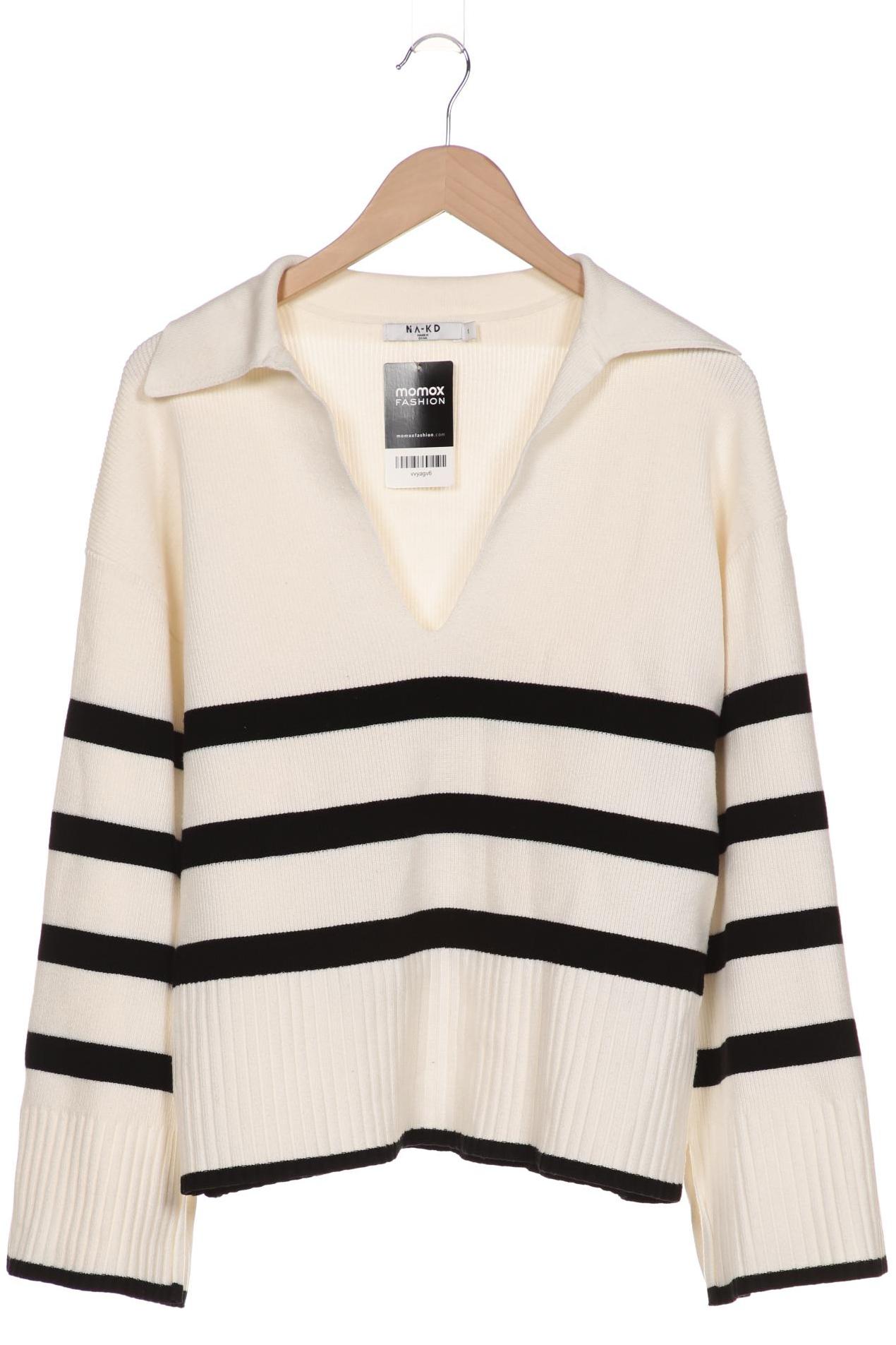 

Na-Kd Damen Pullover, weiß, Gr. 36
