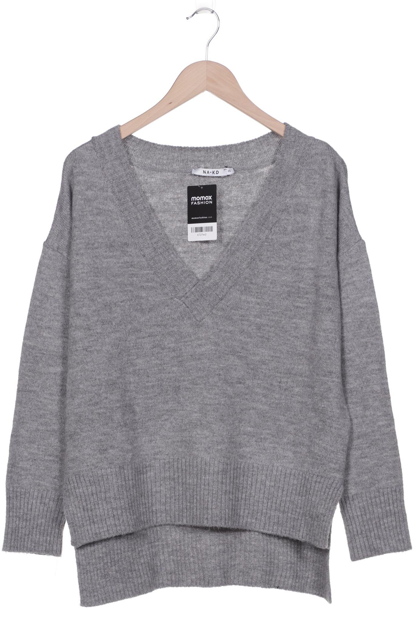 

Na-Kd Damen Pullover, grau, Gr. 34