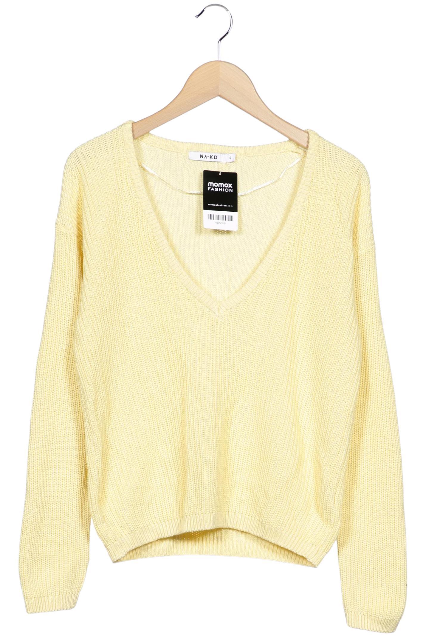 

Na-Kd Damen Pullover, gelb, Gr. 36