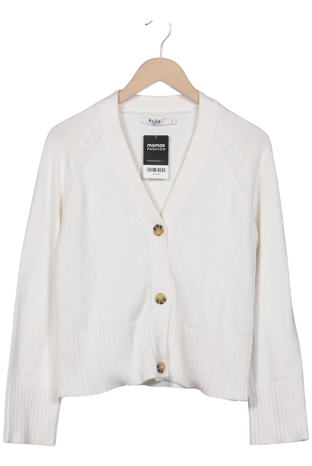 

Na-Kd Damen Strickjacke, weiß, Gr. 36