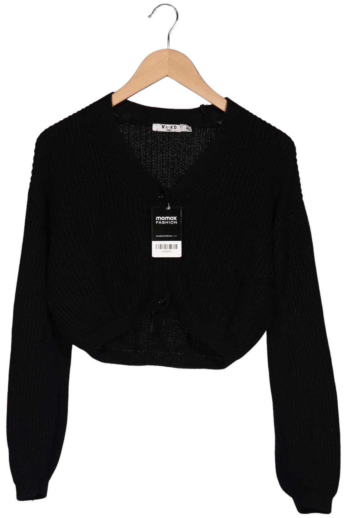 

Na-Kd Damen Strickjacke, schwarz, Gr. 32