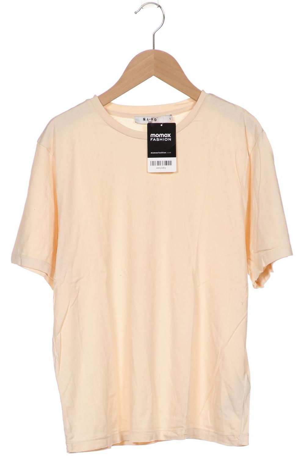 

NA-KD Damen T-Shirt, beige