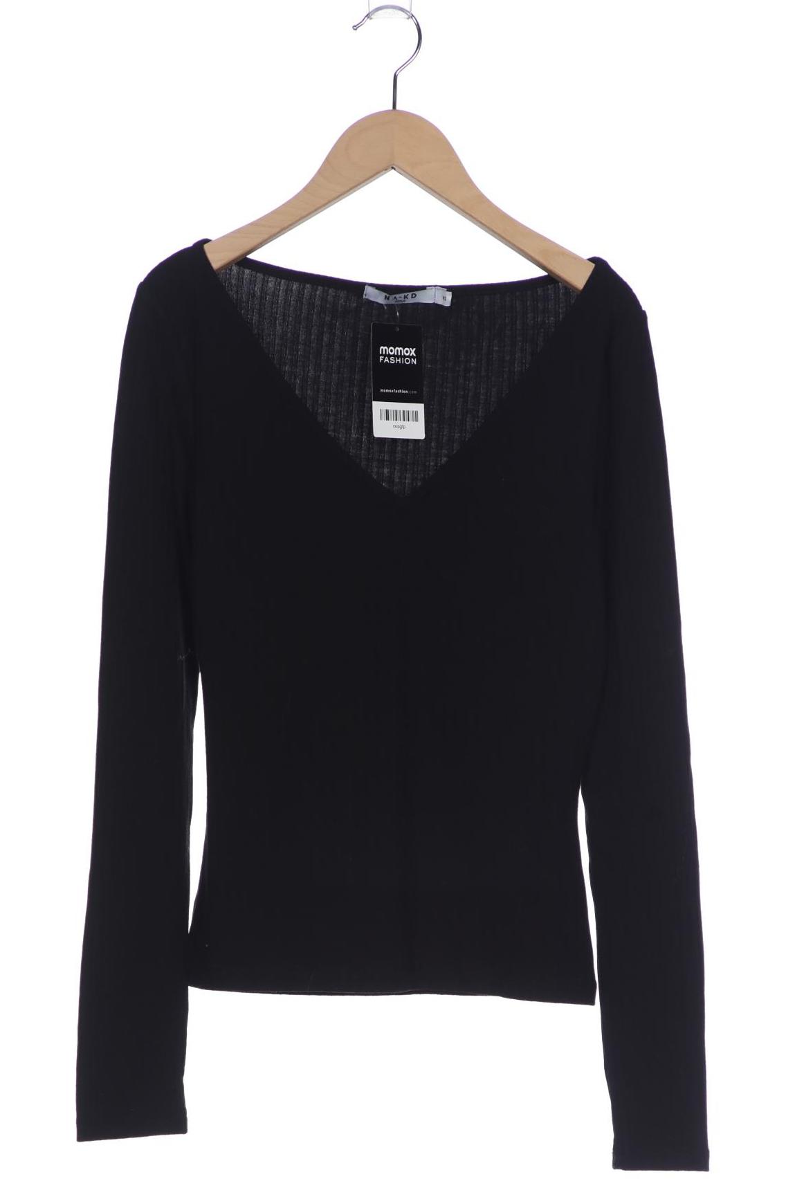 

Na-Kd Damen Langarmshirt, schwarz, Gr. 34