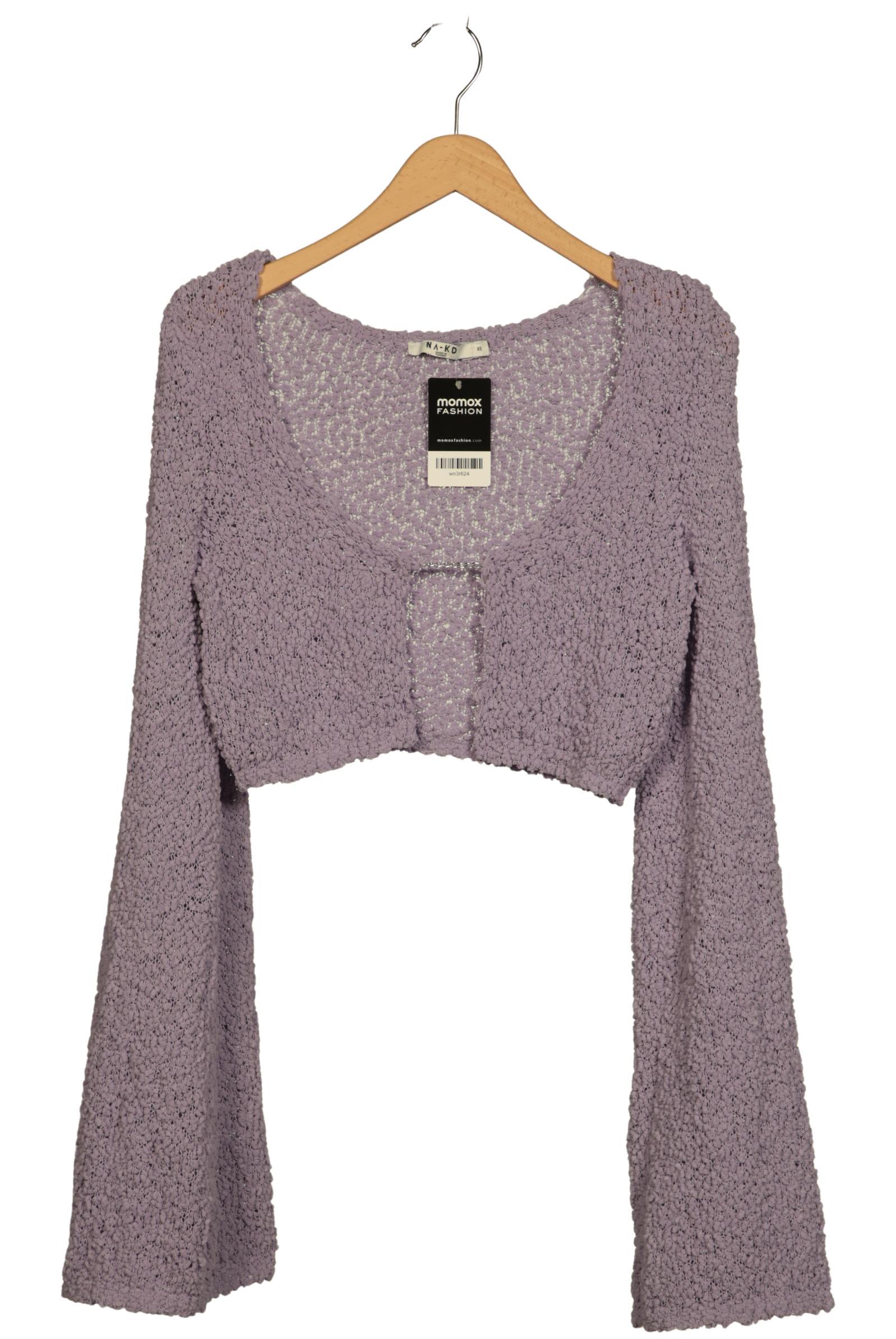 

Na-Kd Damen Strickjacke, flieder, Gr. 34